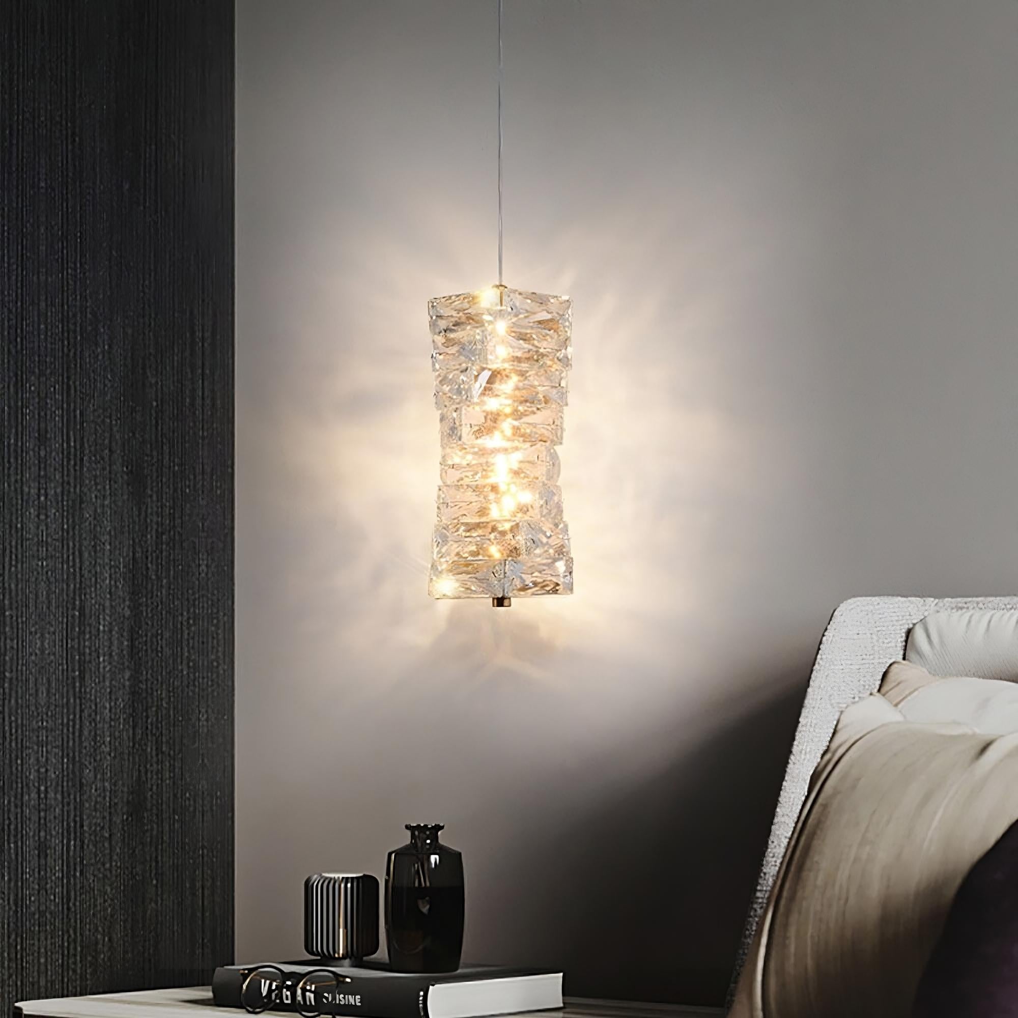 Bacci Crystal Light Fixture Chandelier