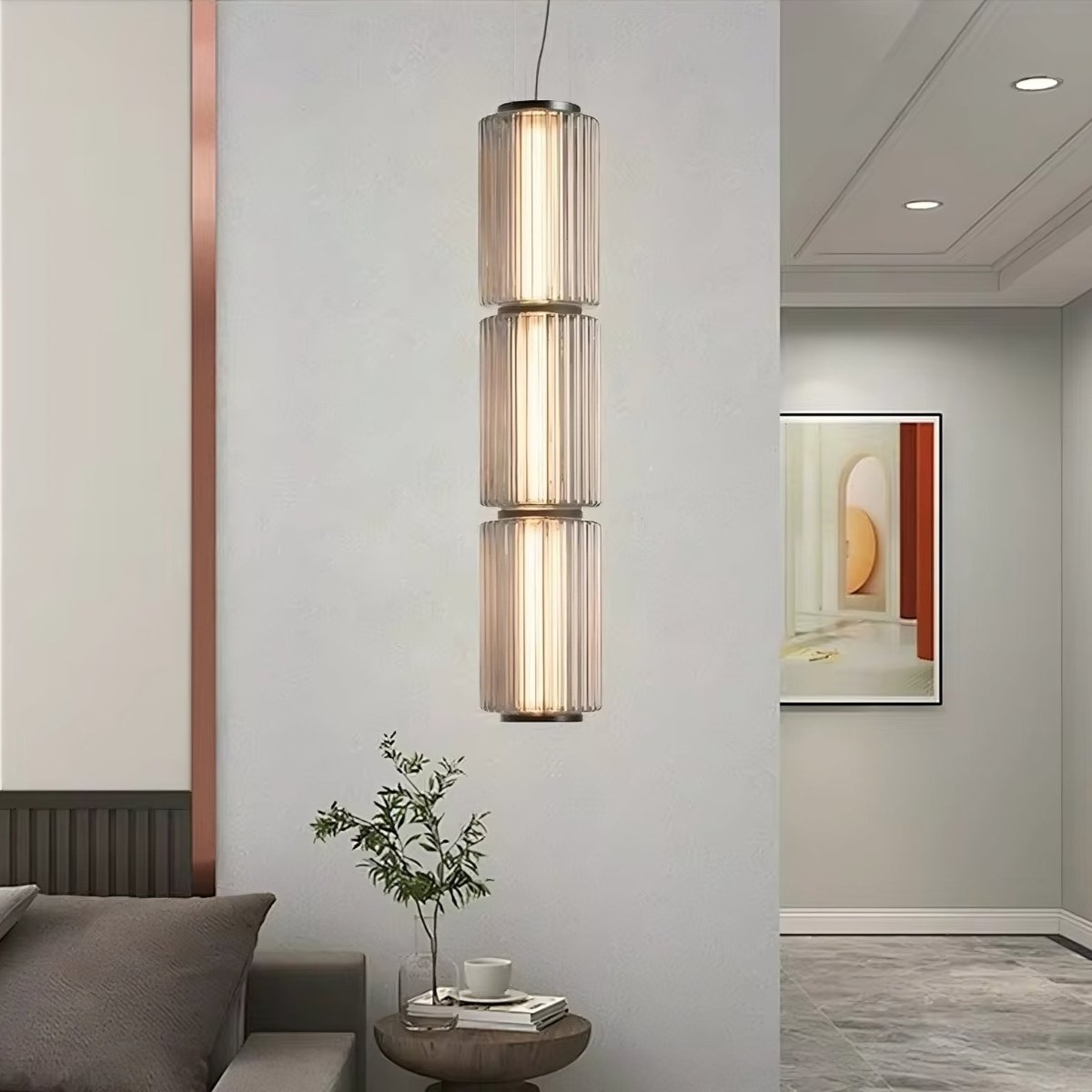 Steve Kano Glass Pendant Chandelier