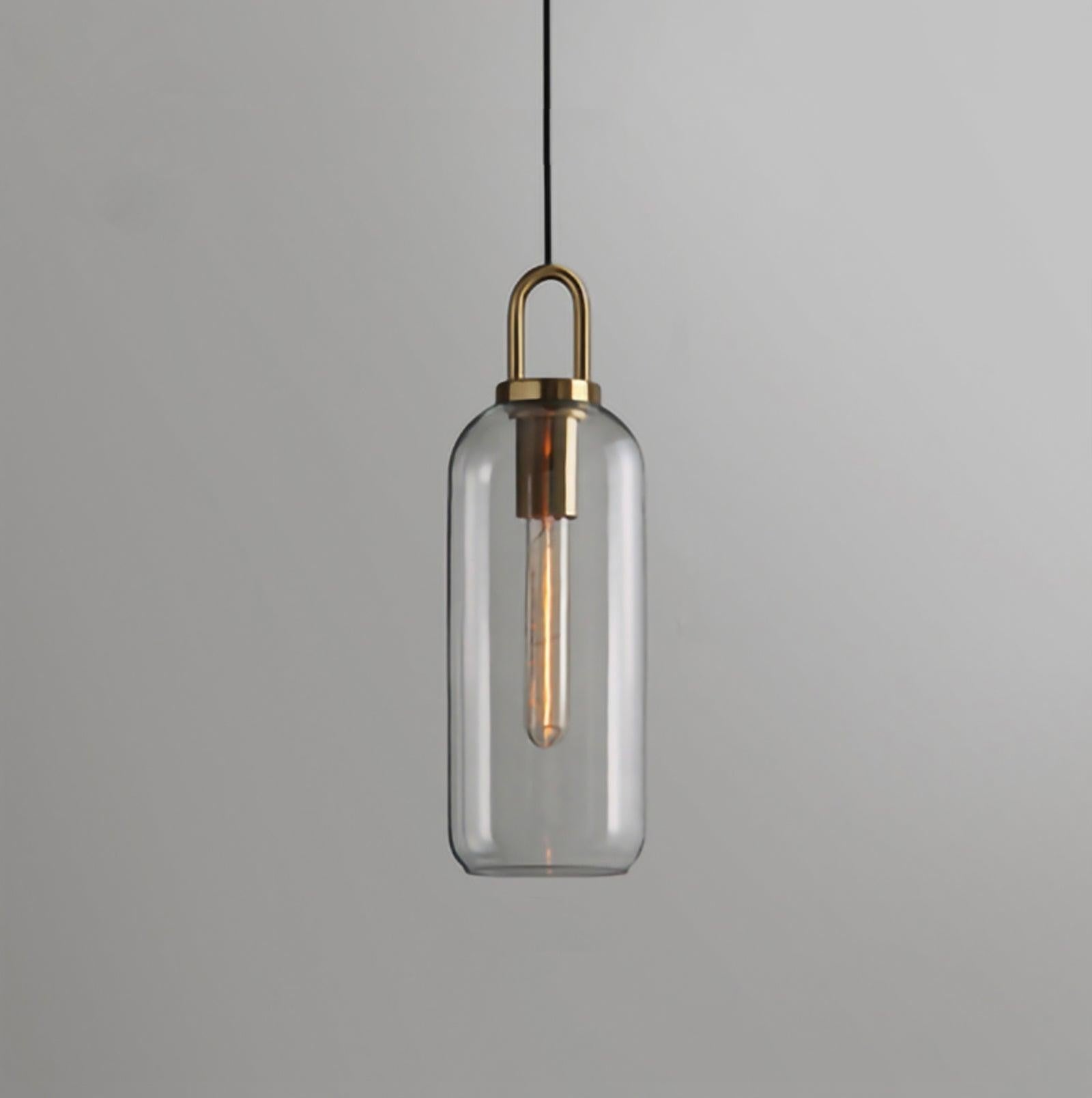 Pendulum Glass Capsule Pendant