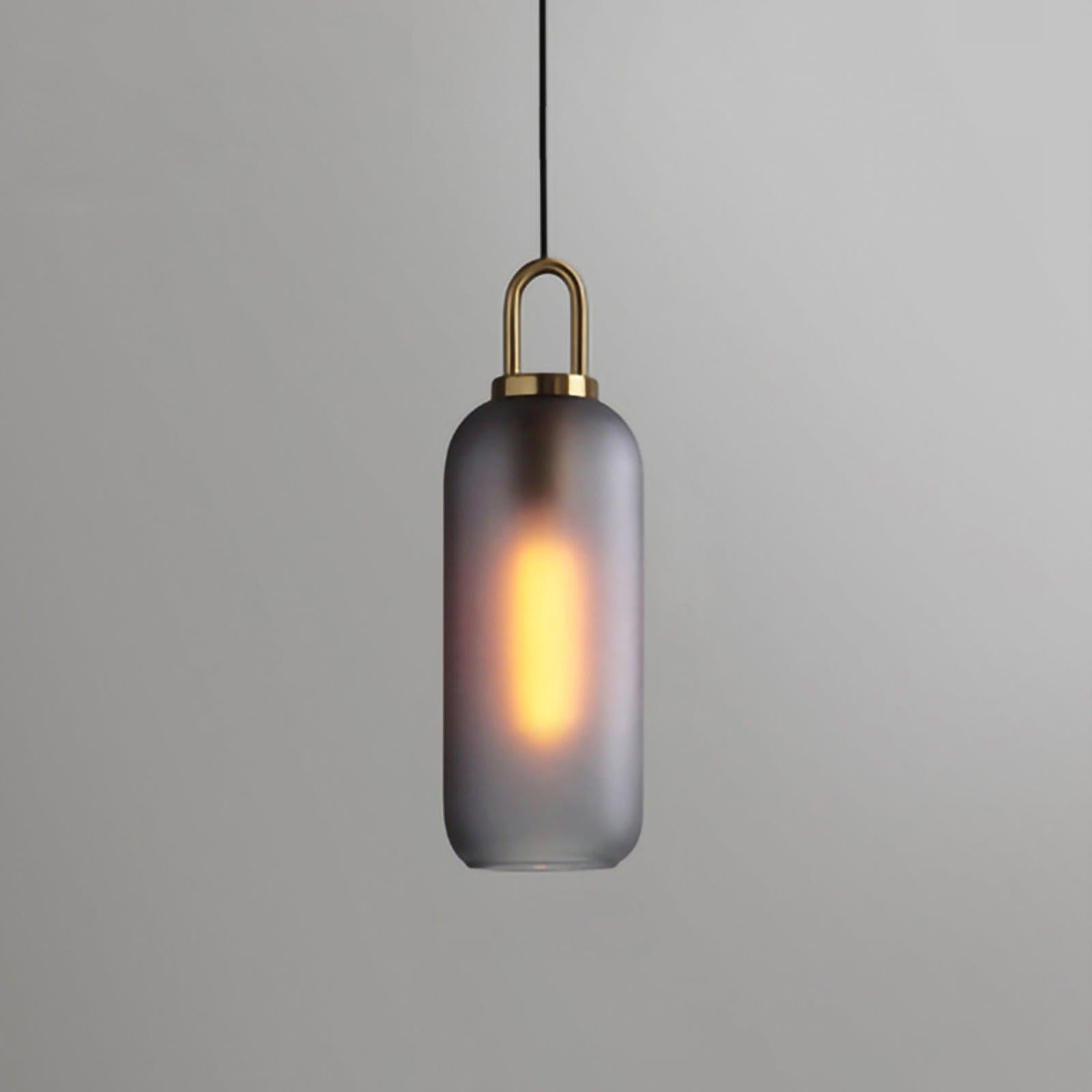 Pendulum Glass Capsule Pendant