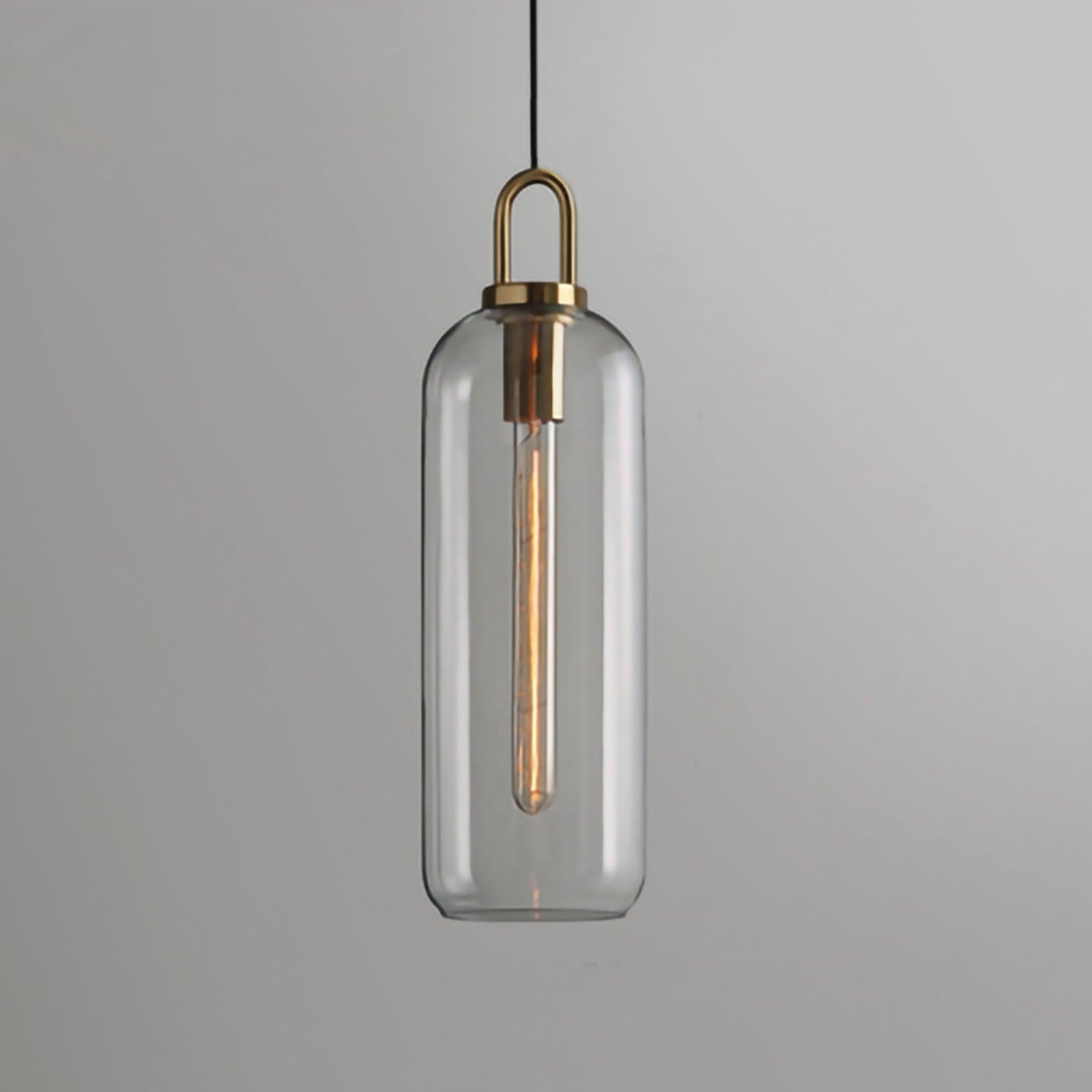 Pendulum Glass Capsule Pendant