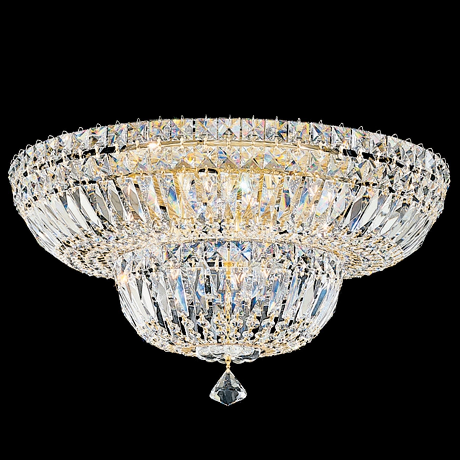 Petit Crystal Deluxe 10"H X 9-Light Chandelier