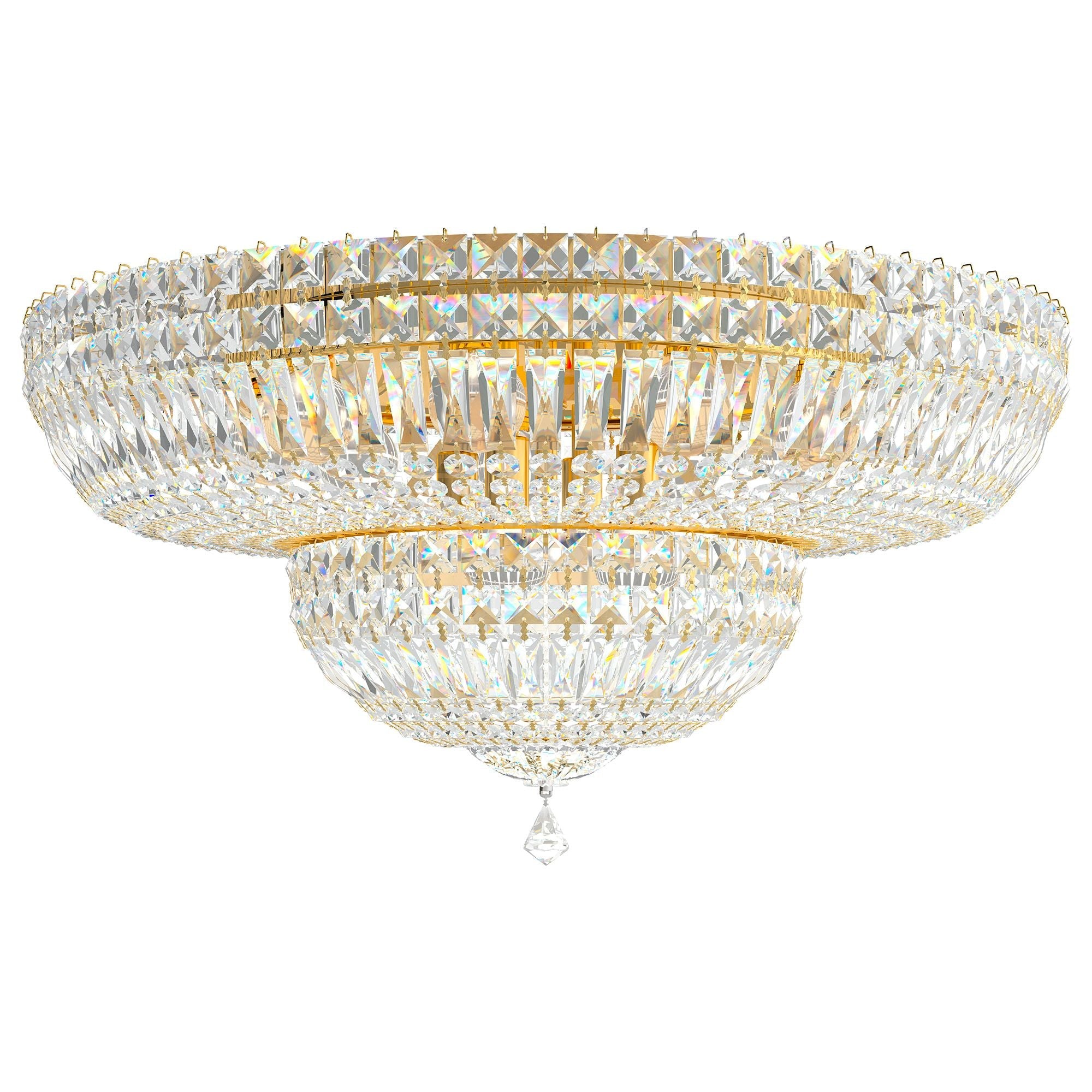Petit Crystal Deluxe 12"H X 13-Light Chandelier