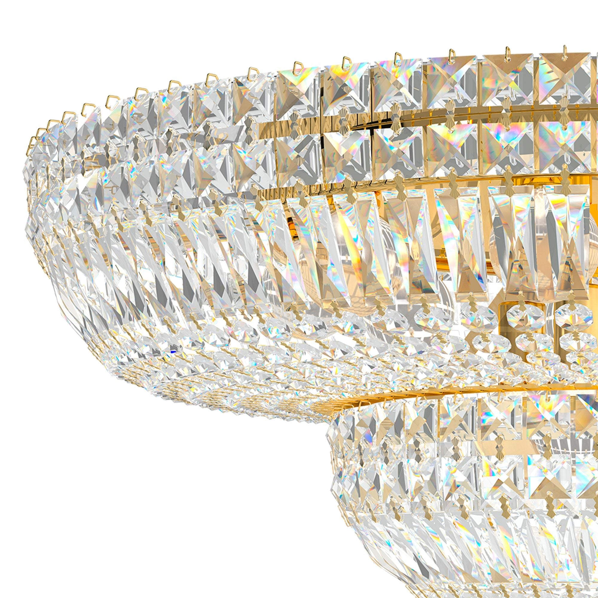 Petit Crystal Deluxe 12"H X 13-Light Chandelier