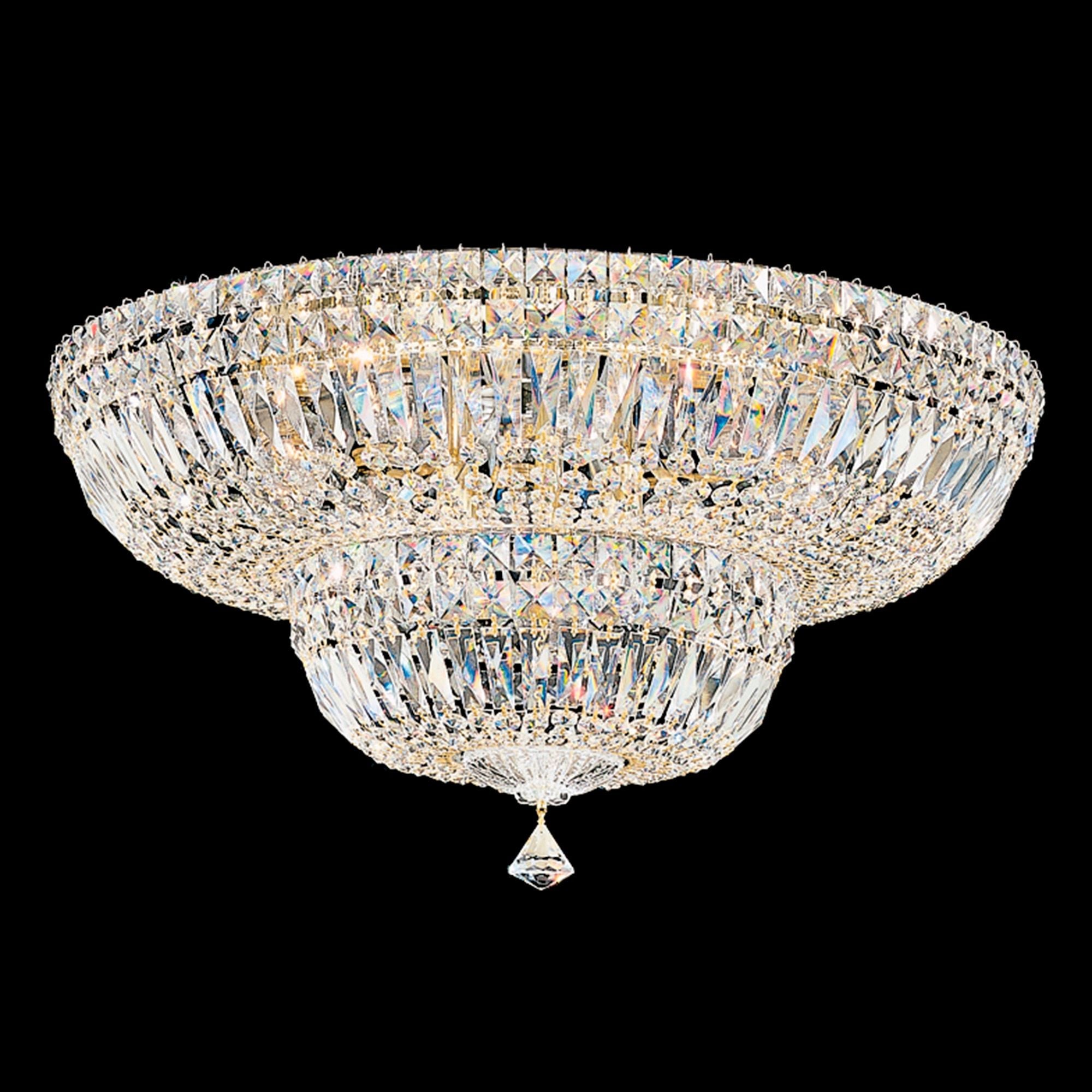 Petit Crystal Deluxe 12"H X 13-Light Chandelier