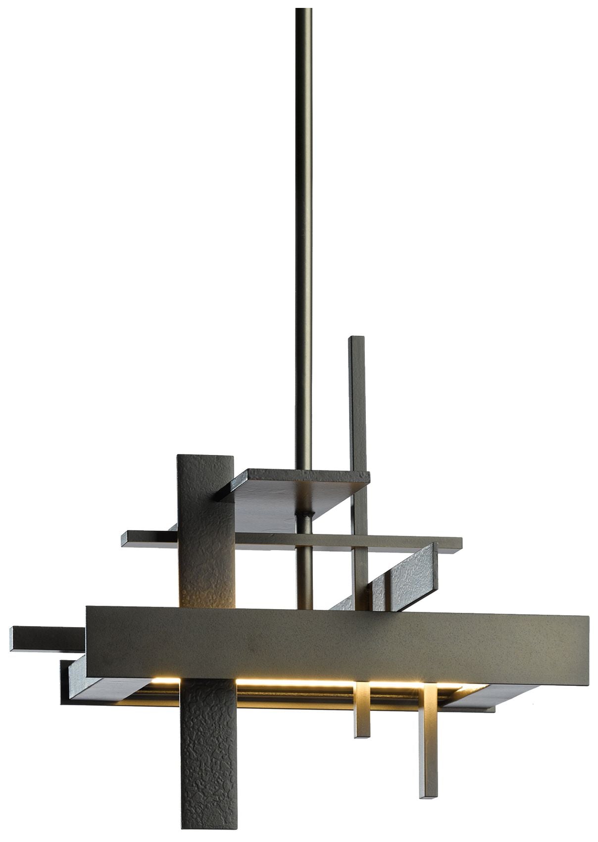 Planar 12.1" Wide Small Dark Smoke LED Chandelier