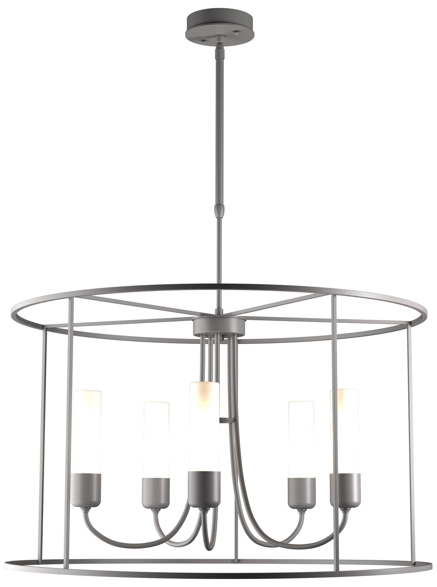 Portico Drum Outdoor Steel Chandelier