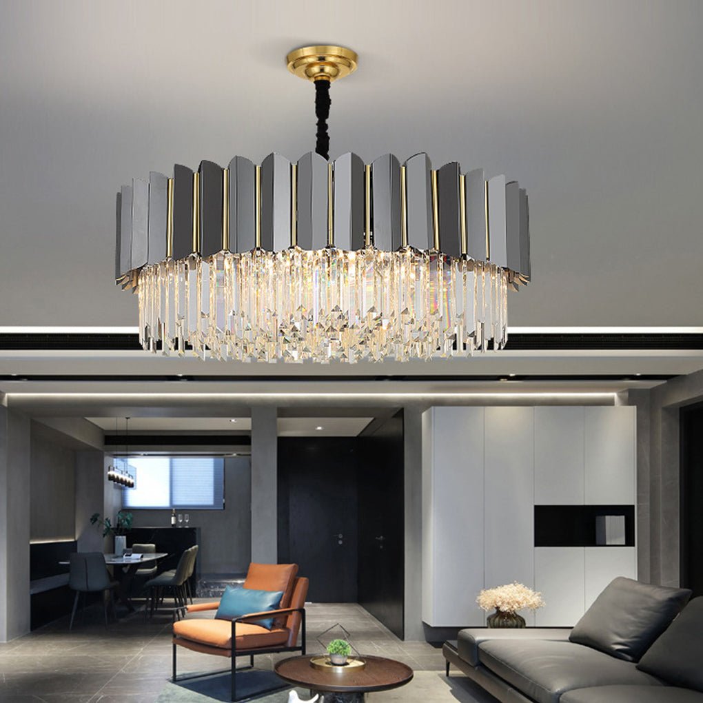 Postmodern Personality Three-color LED Room Chandelier