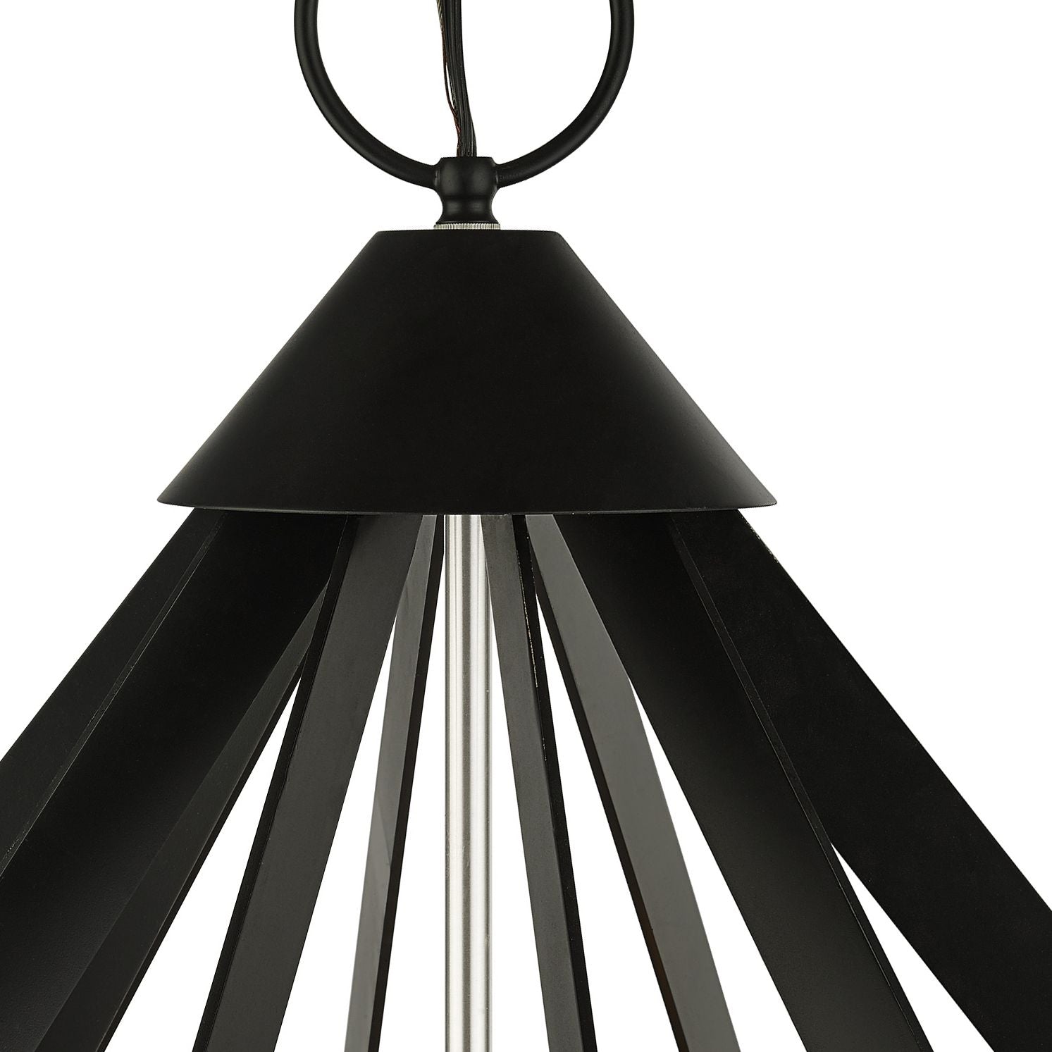 Prism 15-Light Black Foyer Chandelier