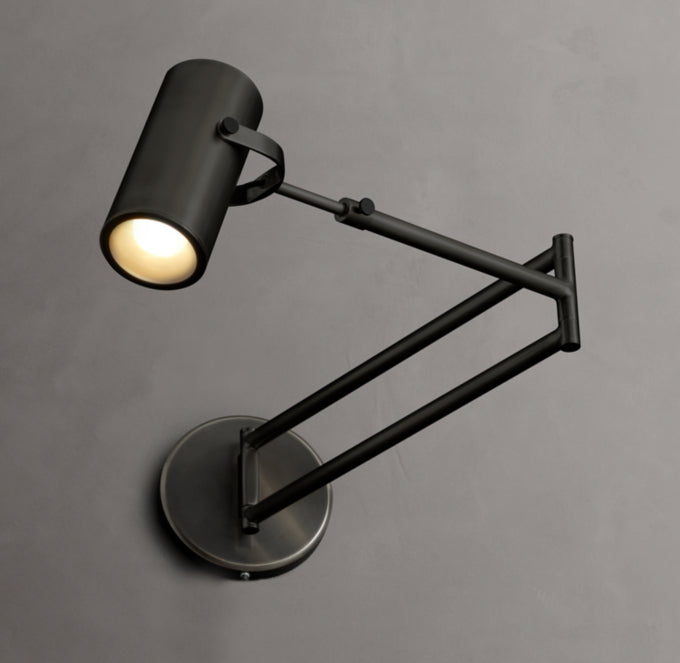 Champeaux Swing-Arm Wall Light, Plug-In Wall Sconce, detail 23