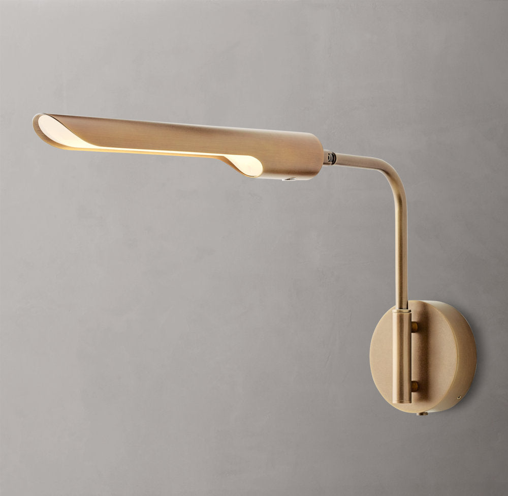 Quinton Task Wall Light, Plug-In Wall Sconce, Dimensions Overall: 4"
