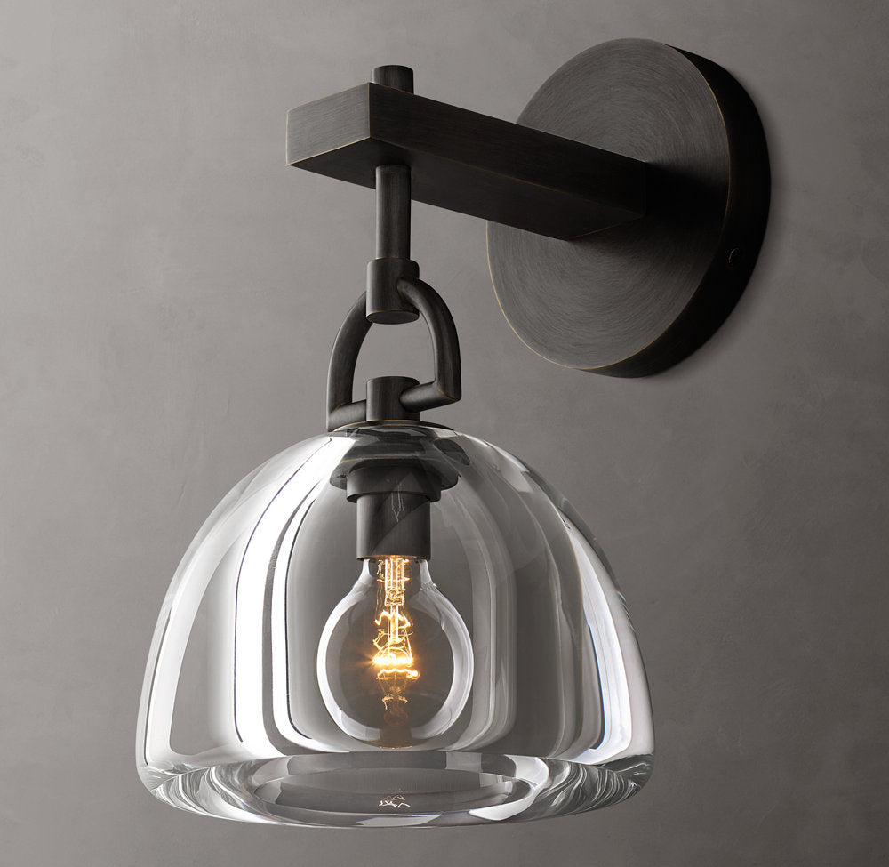 Botanist Dome Wall Light, Bedroom Wall Sconce, detail 8