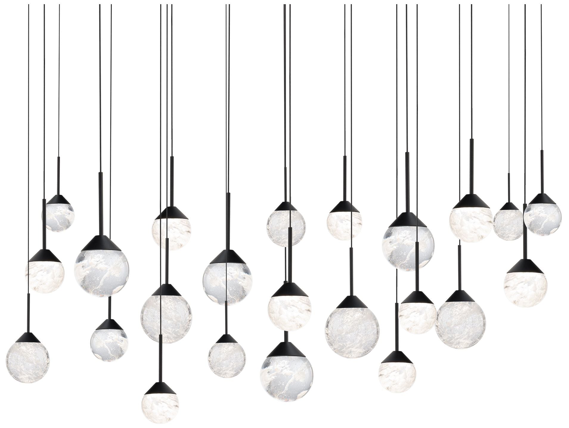 Quest 8"H X 23-Light Crystal Chandelier
