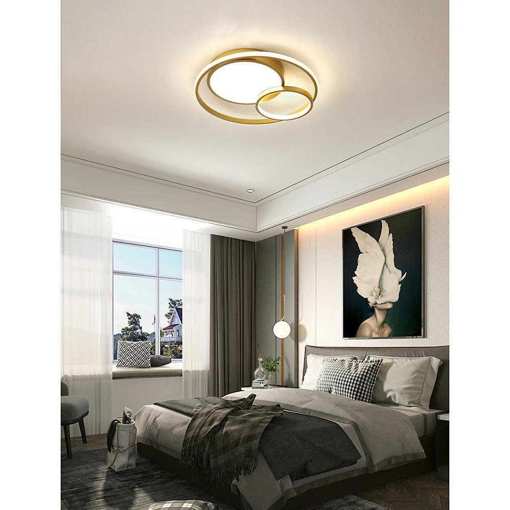 3 Ring Minimalist Acrylic LED Flush Mount Ceiling Light