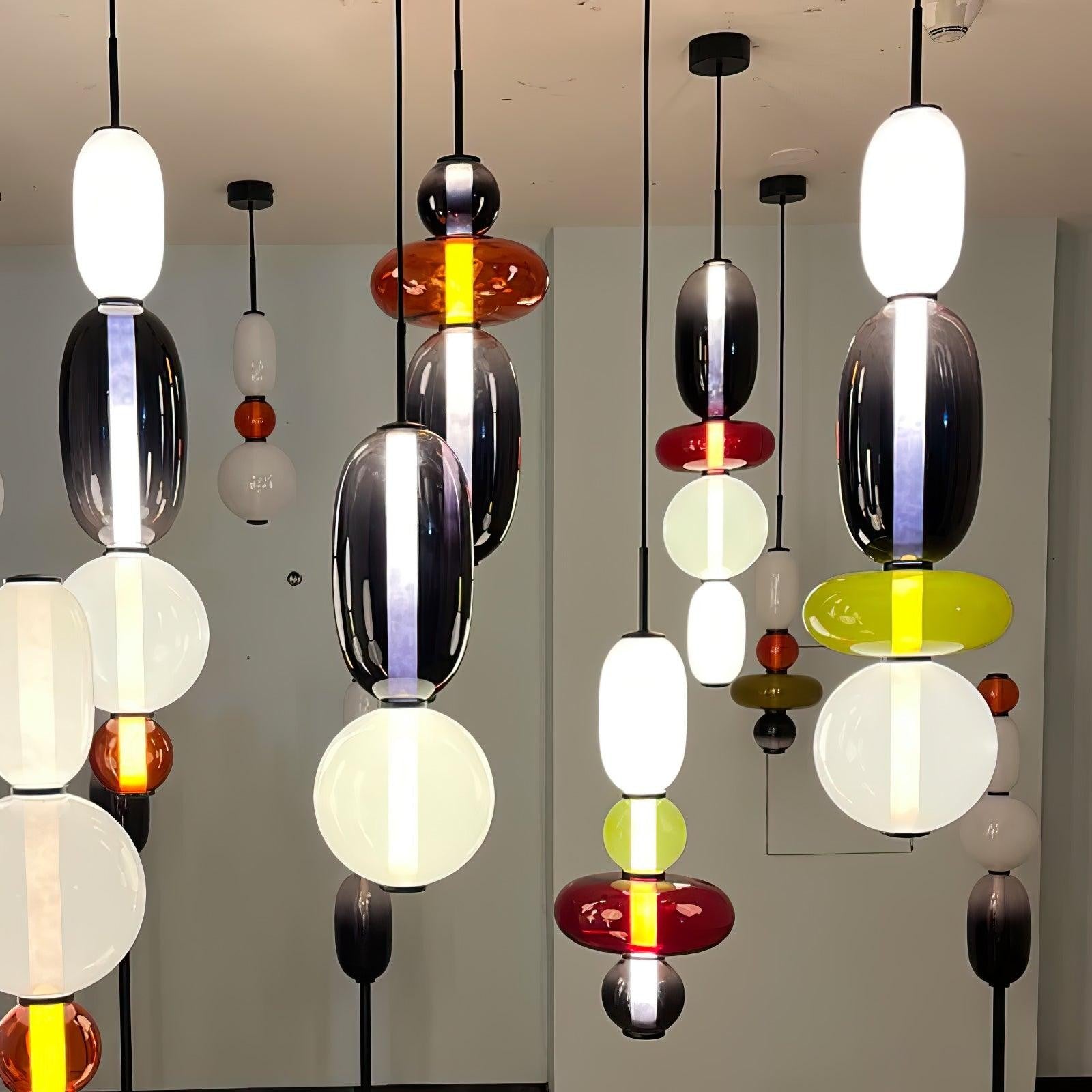 Rainfall Glass Pendant Light