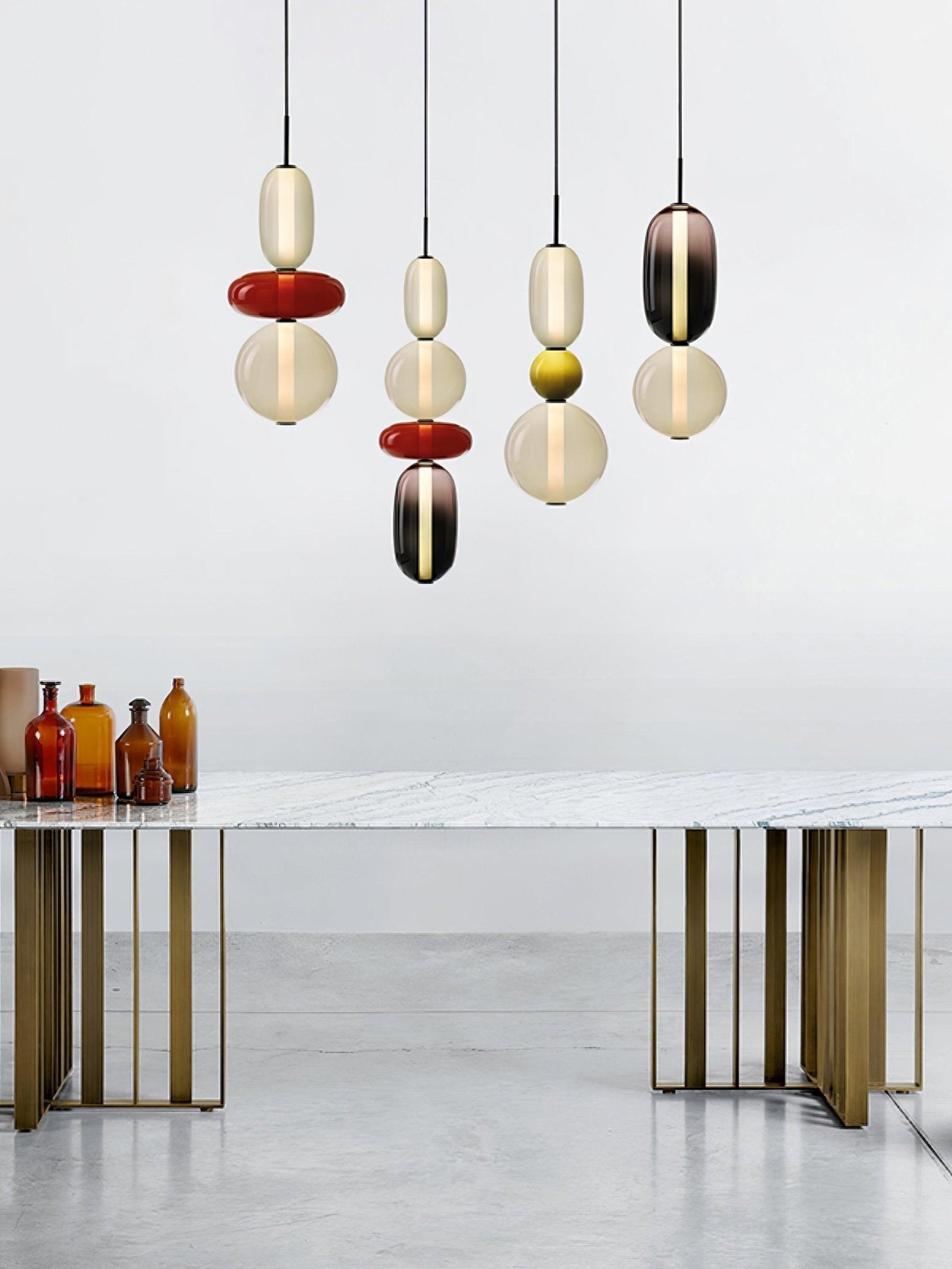 Rainfall Glass Pendant Light