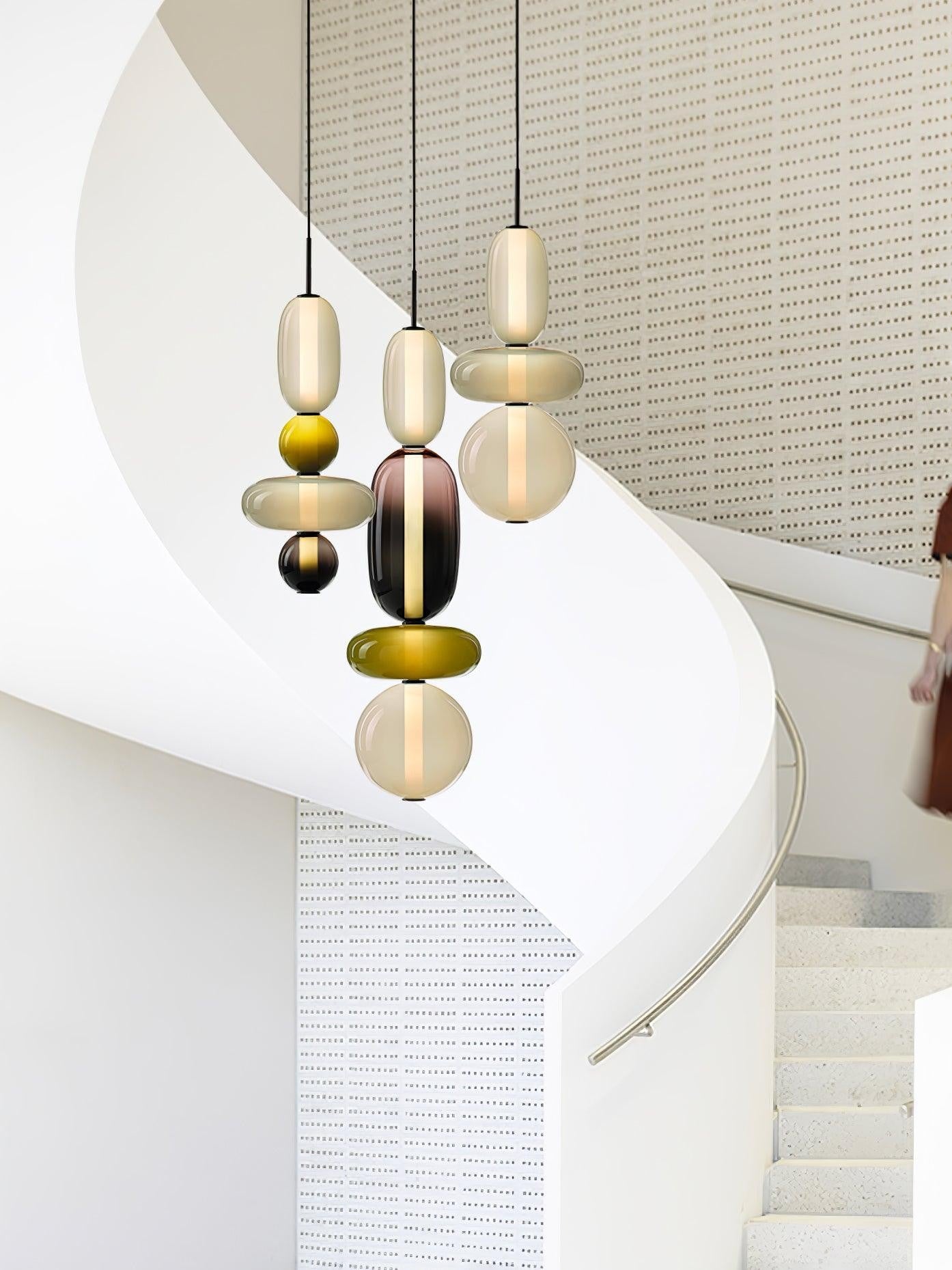 Rainfall Glass Pendant Light