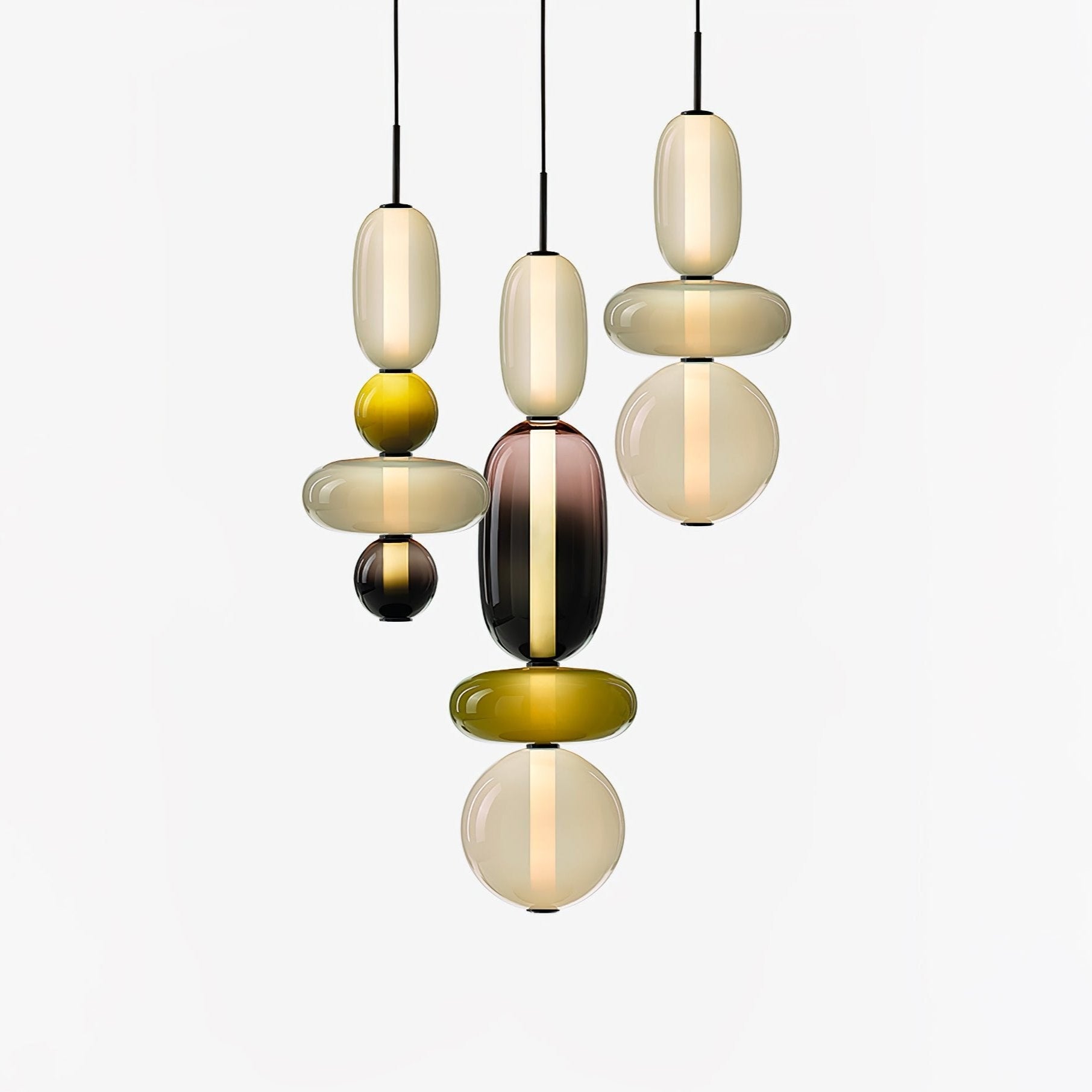 Rainfall Glass Pendant Light