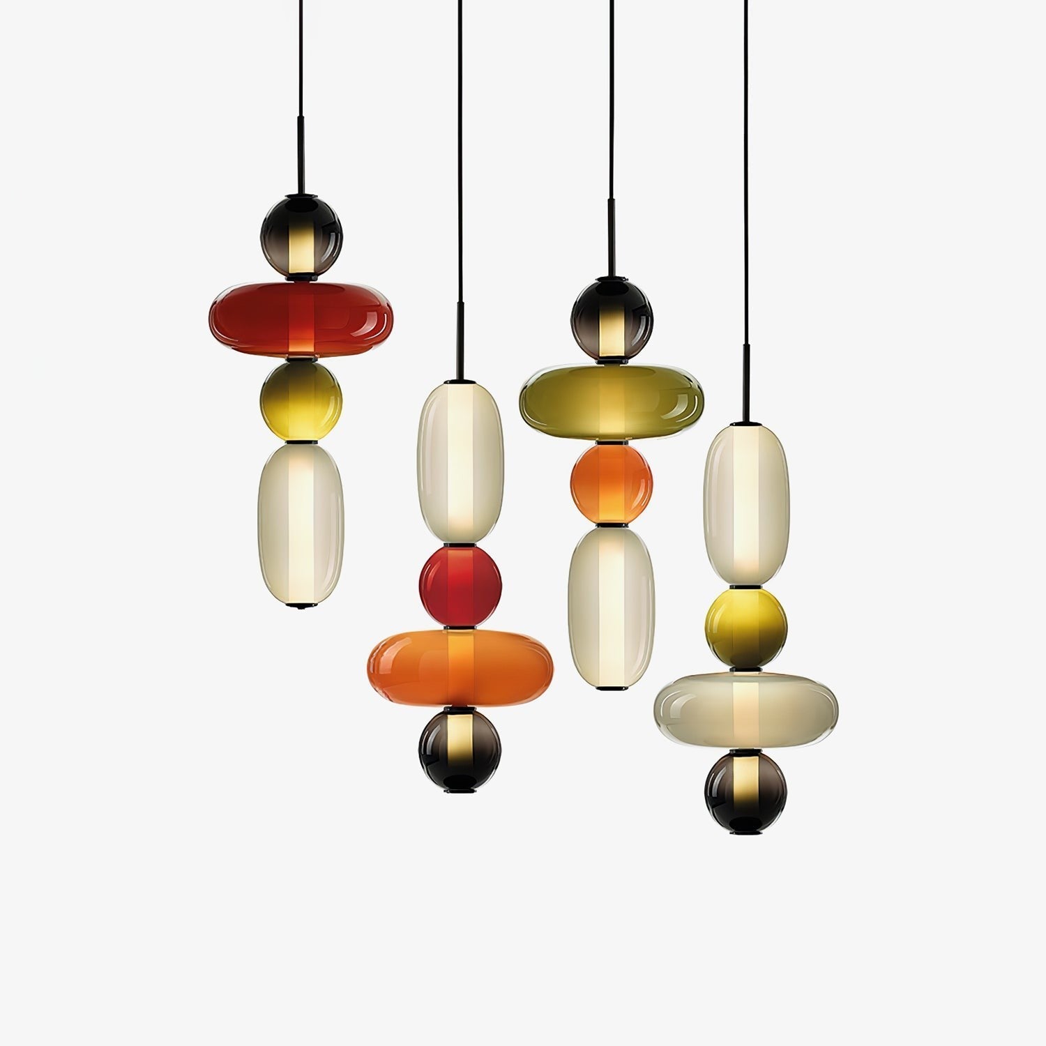 Rainfall Glass Pendant Light