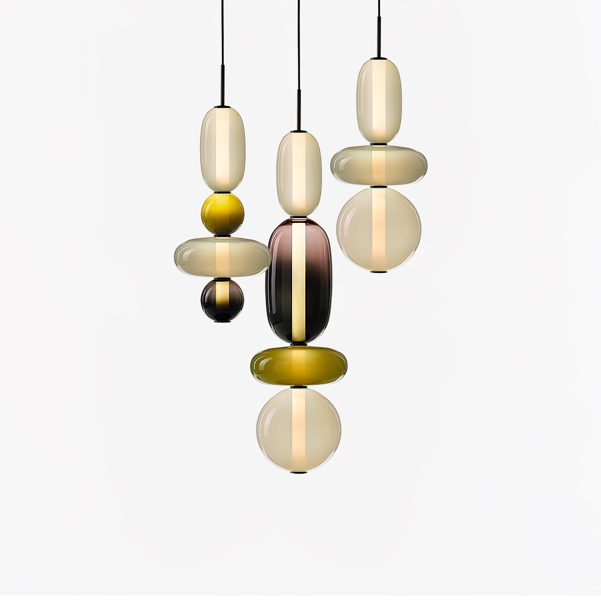 Rainfall Glass Pendant Light