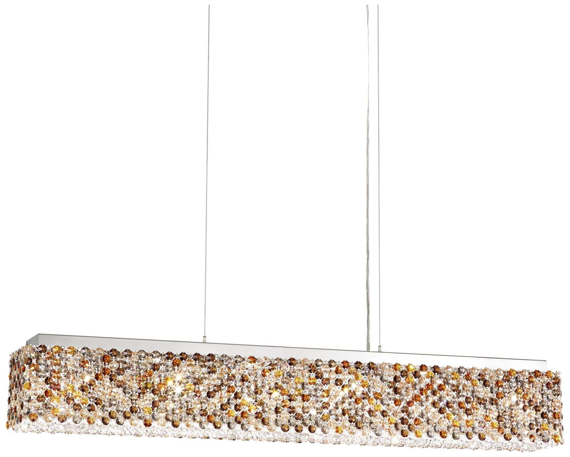 Refrax 36.5" Wide Crystal LED Kitchen Linear Pendant