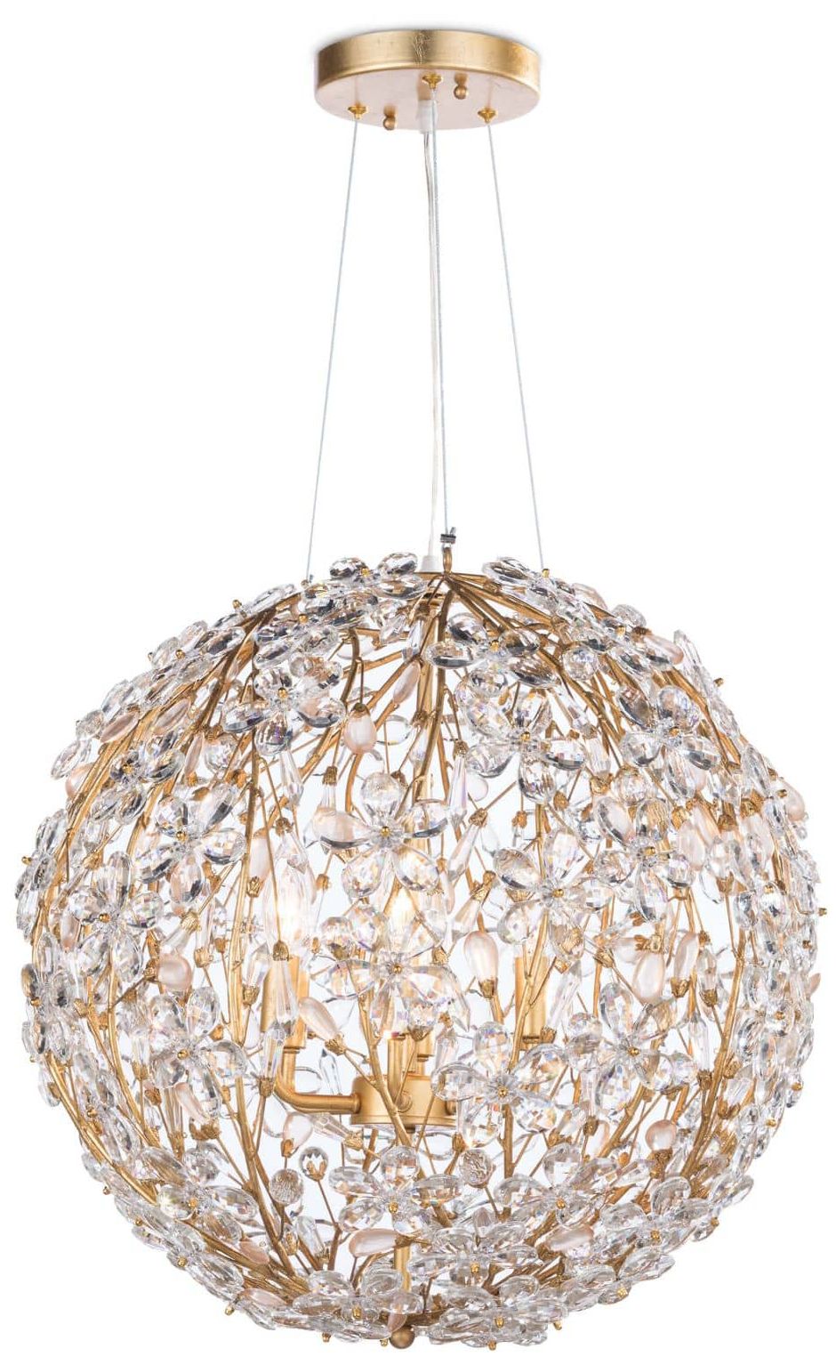 Cheshire Chandelier Small (Gold Leaf) 24 Height