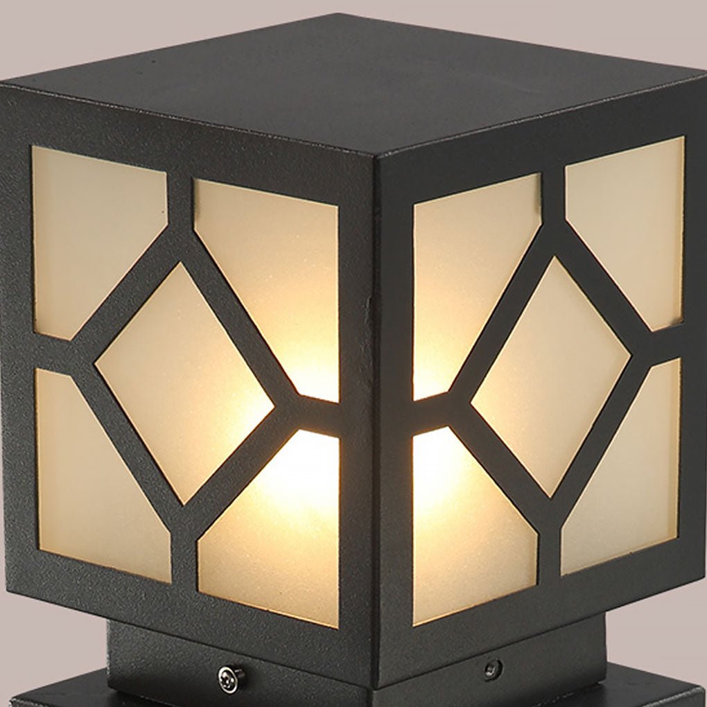 Retro European Square Exterior Waterproof LED Garden Light Solar Landscape Decorative Lamp, Outdoor Wall Light, detail 14