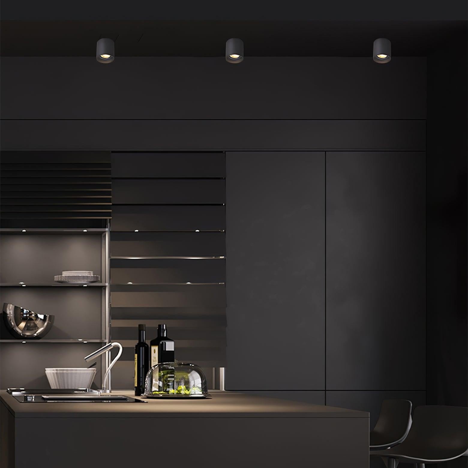 Ridge Edge Flush Ceiling Light