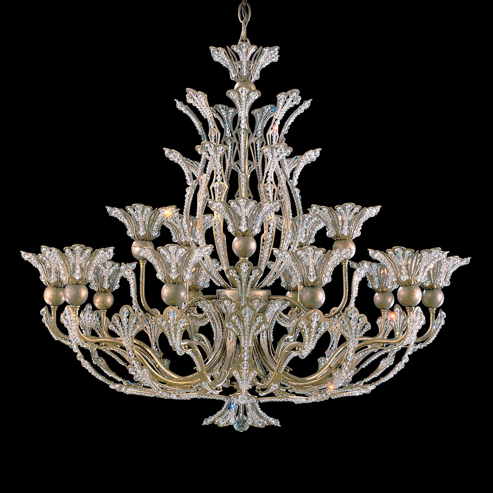 Rivendell 27"H X 16-Light Crystal Chandelier detail view 4