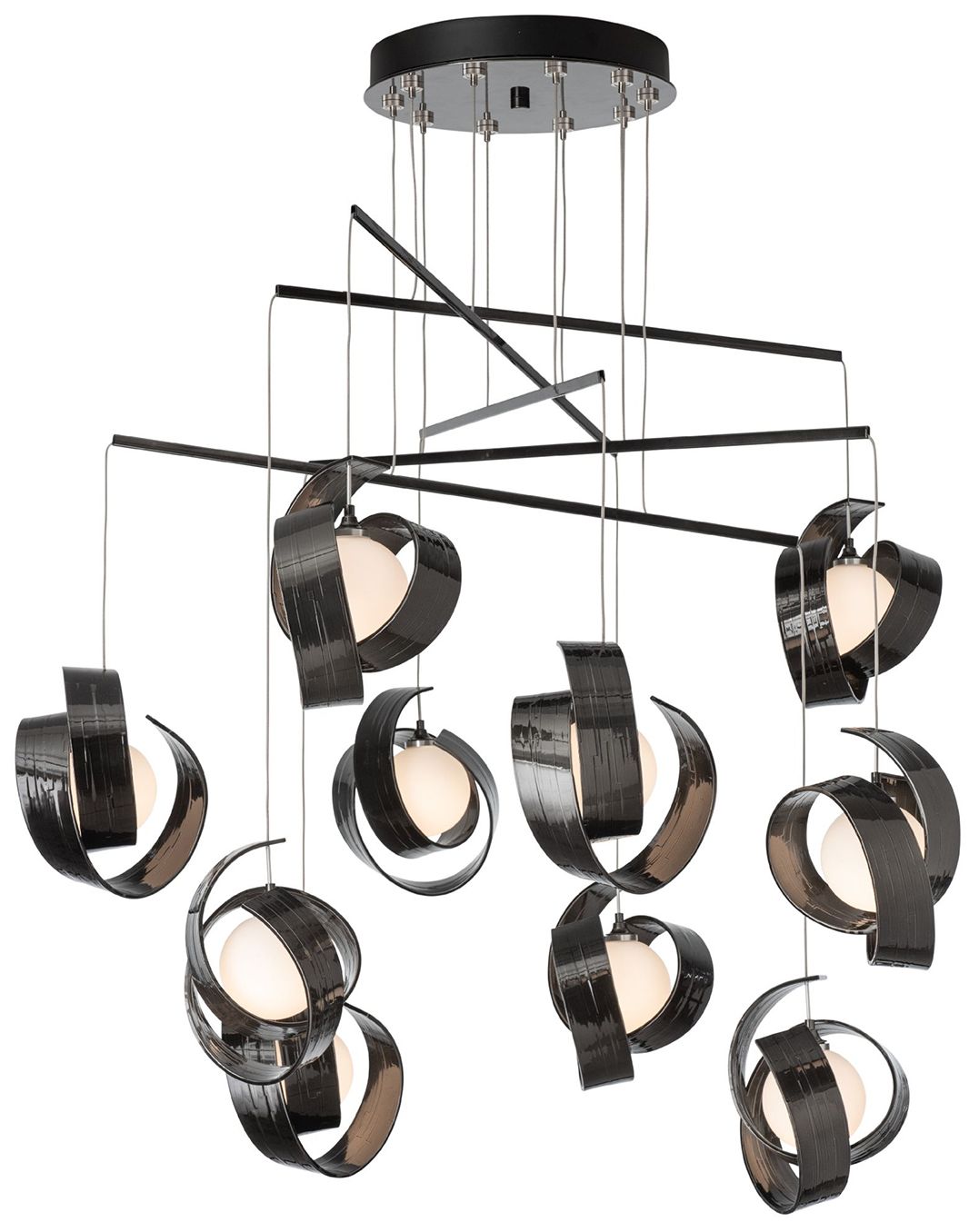 Riza 10-Light Ink Mobile Chandelier