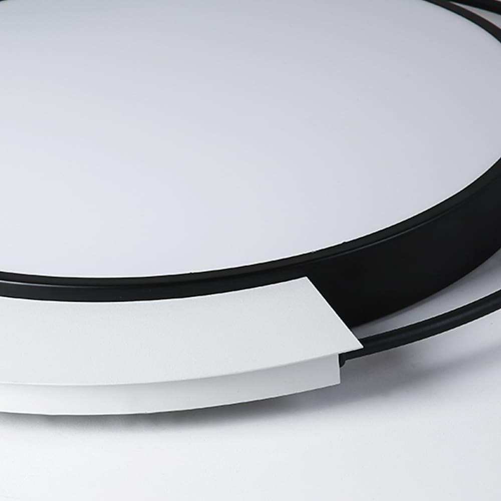 Modern Circular 1-Light Flush Mount Ceiling Light