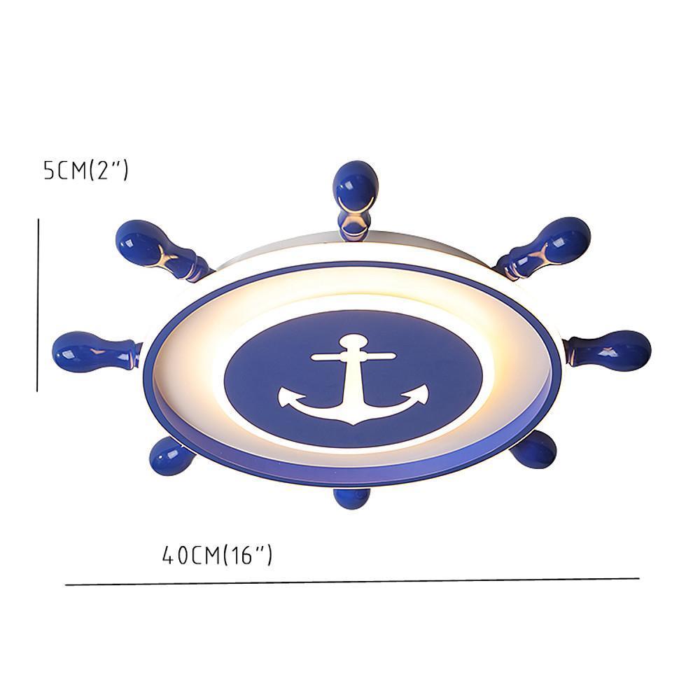 Anchor Insignia Flush Mount Ceiling Light Novelty LED