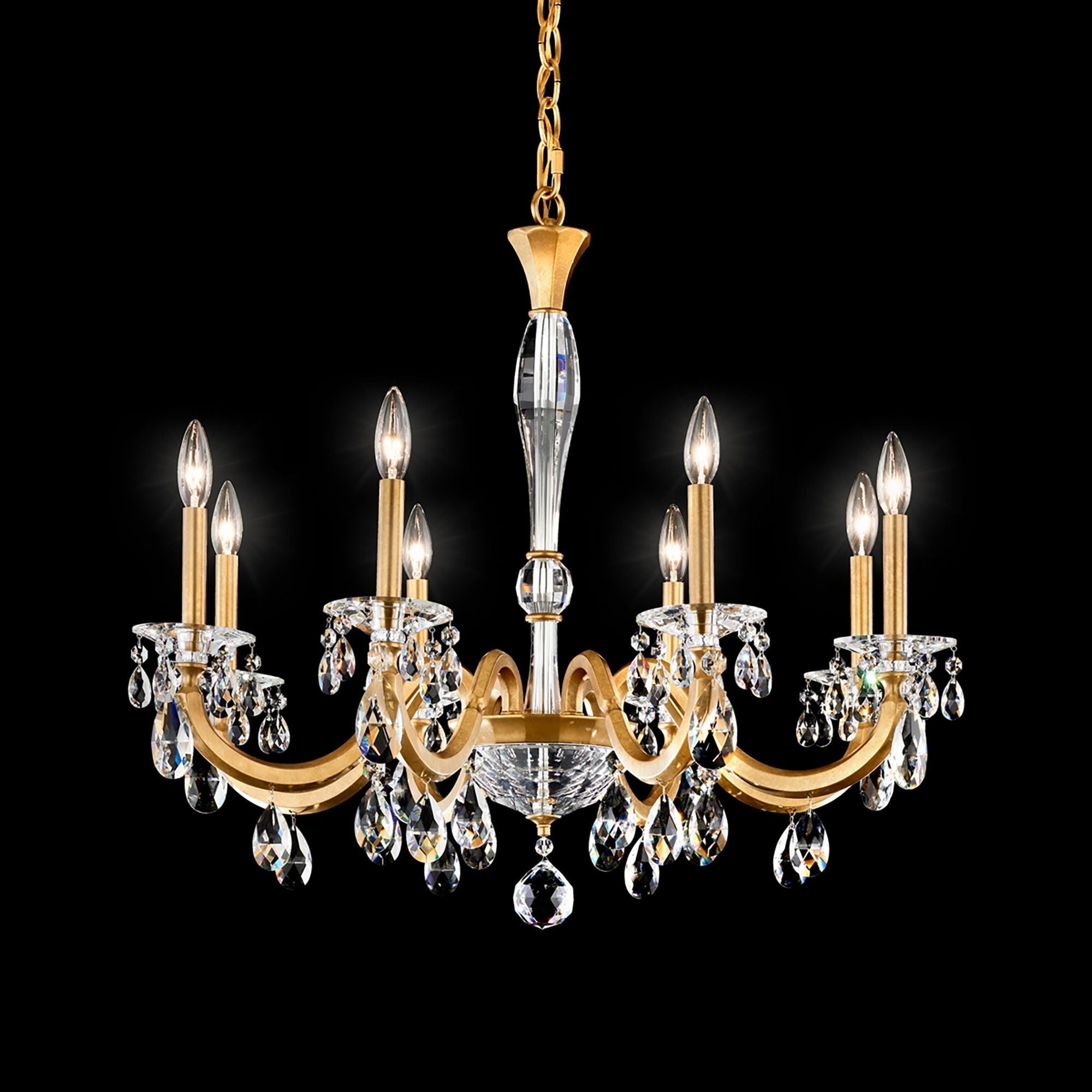 San Marco 26.8"H X 32.3"W 8-Light Crystal Chandelier