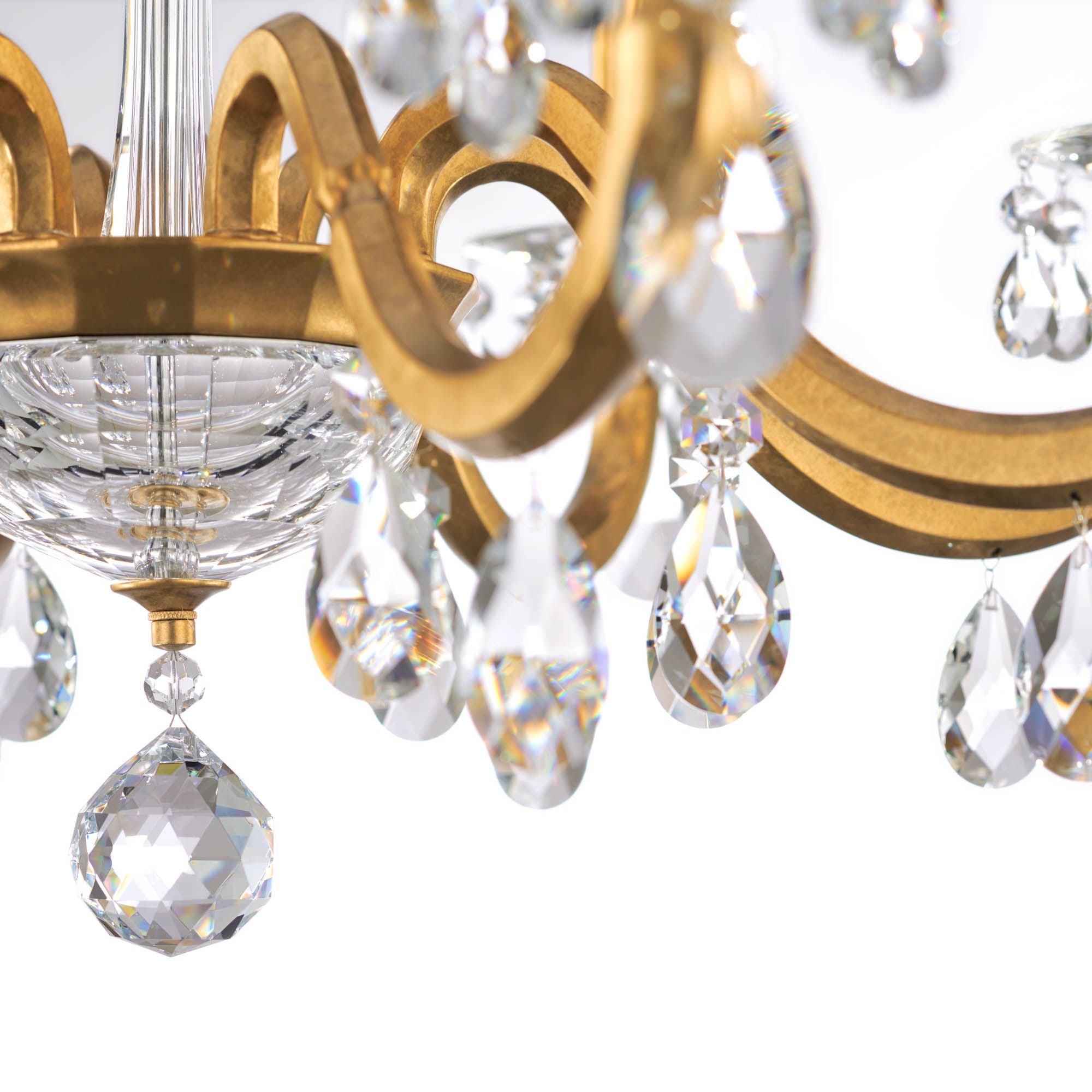 San Marco 26.8"H X 32.3"W 8-Light Crystal Chandelier
