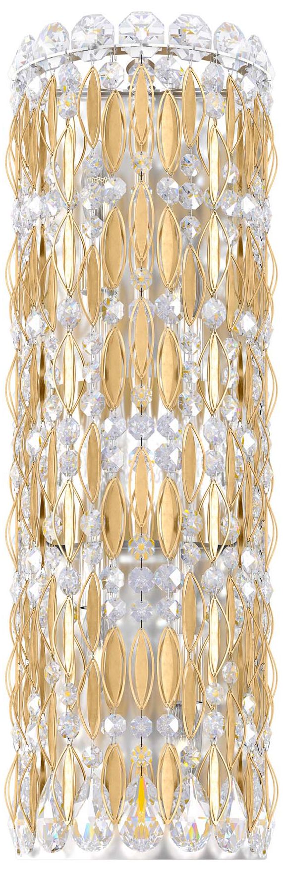 Sarella 22"H X 4-Light Crystal Wall Chandelier