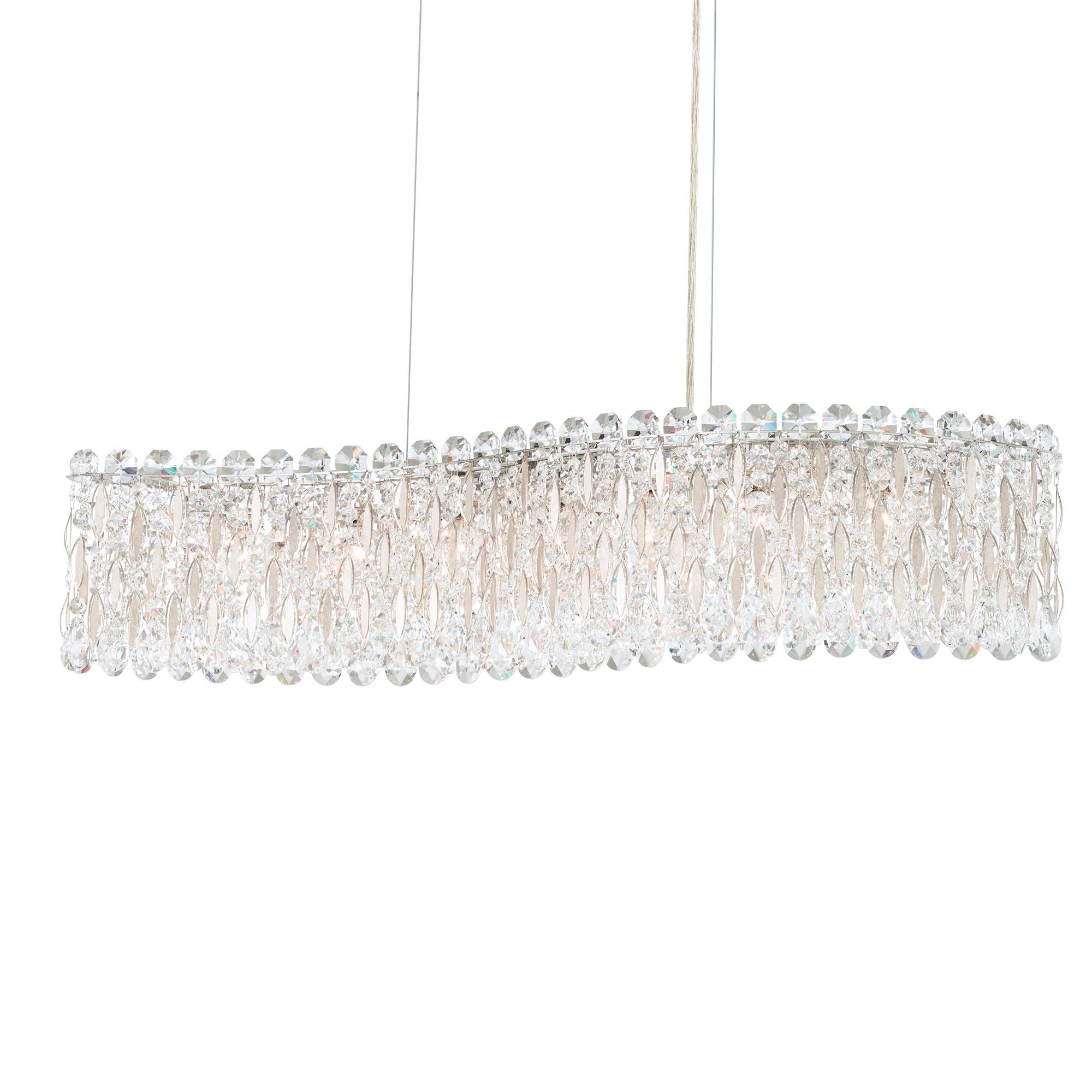 Sarella 8"H X 7-Light Crystal Linear Chandelier