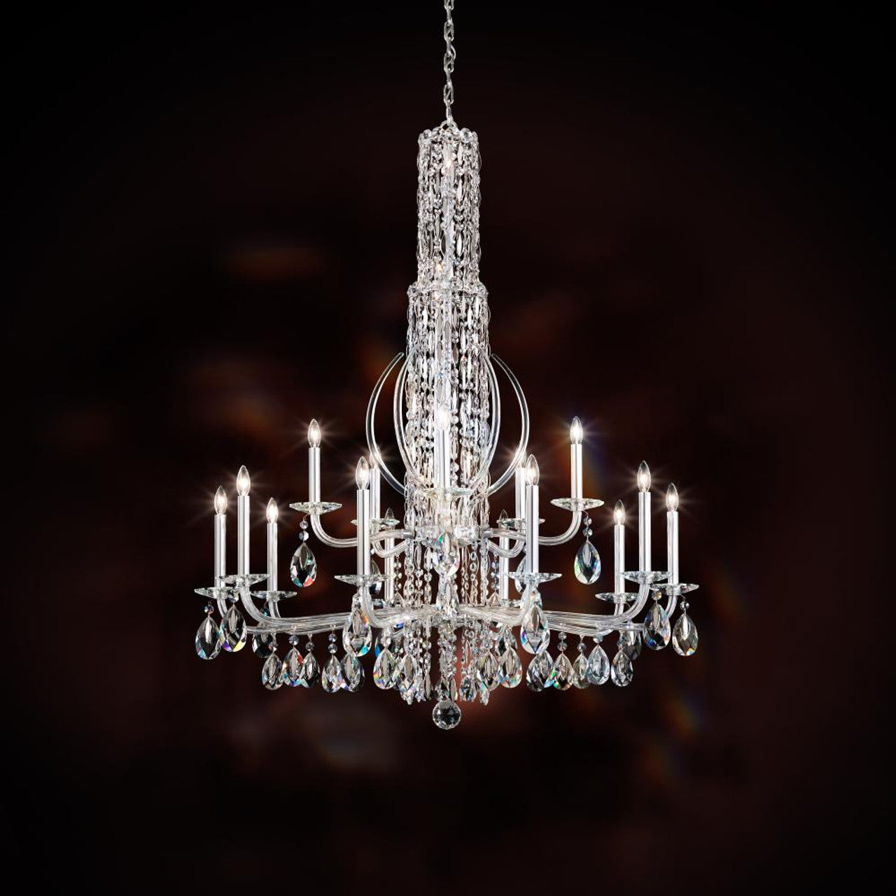 Vasare Pendant, 12-Light, Chrome