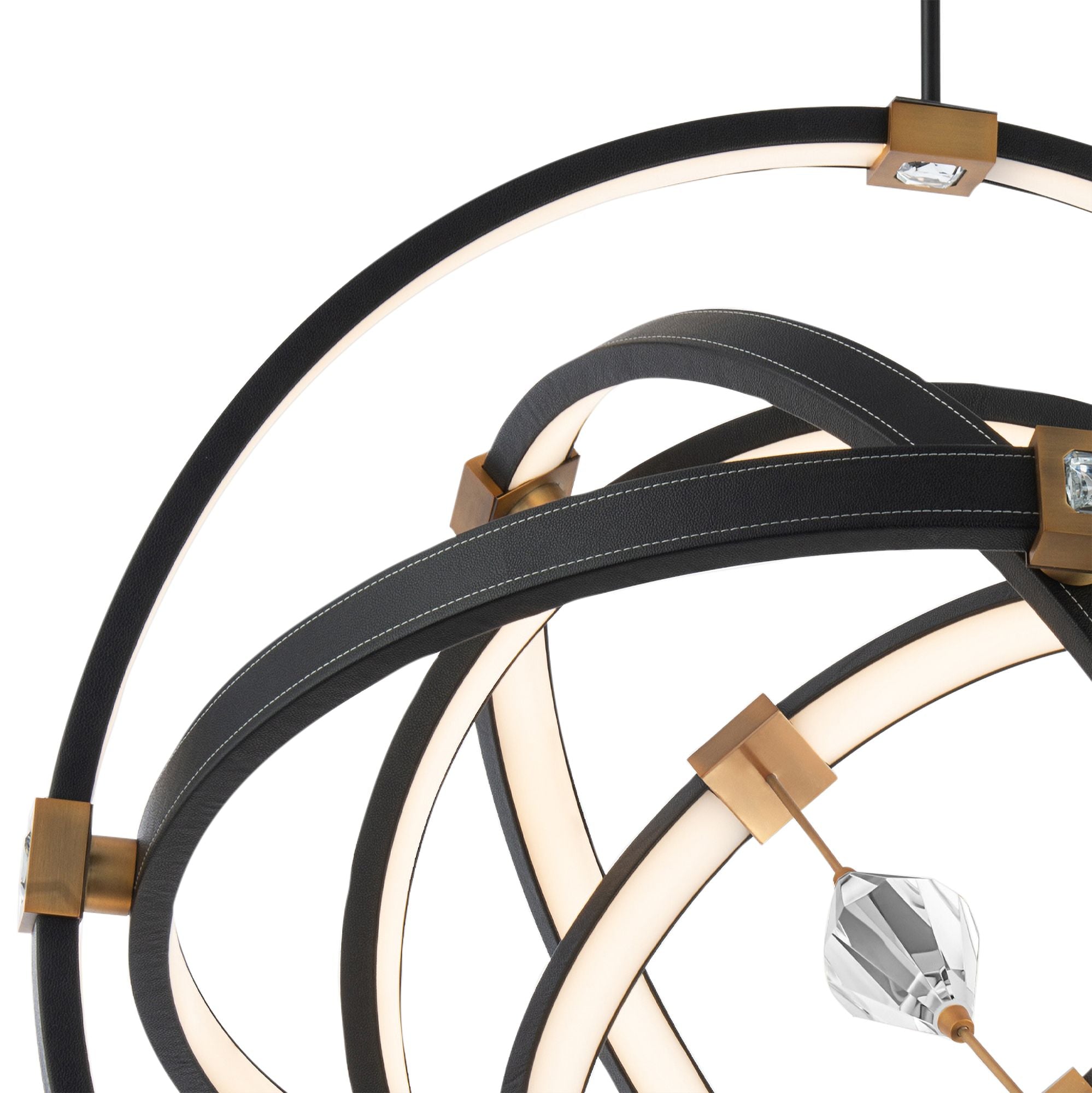 Beyond Atomic 36.44" Wide Black Chandelier