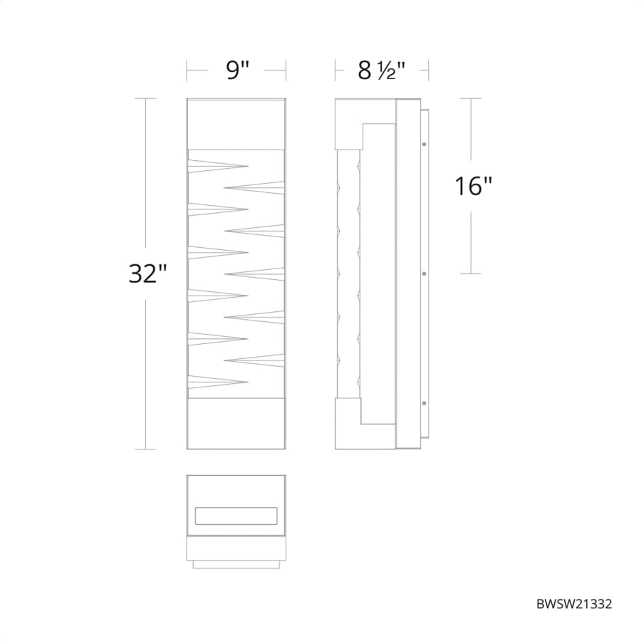 Beyond Labyrinth 32" Tall LED Wall Sconce