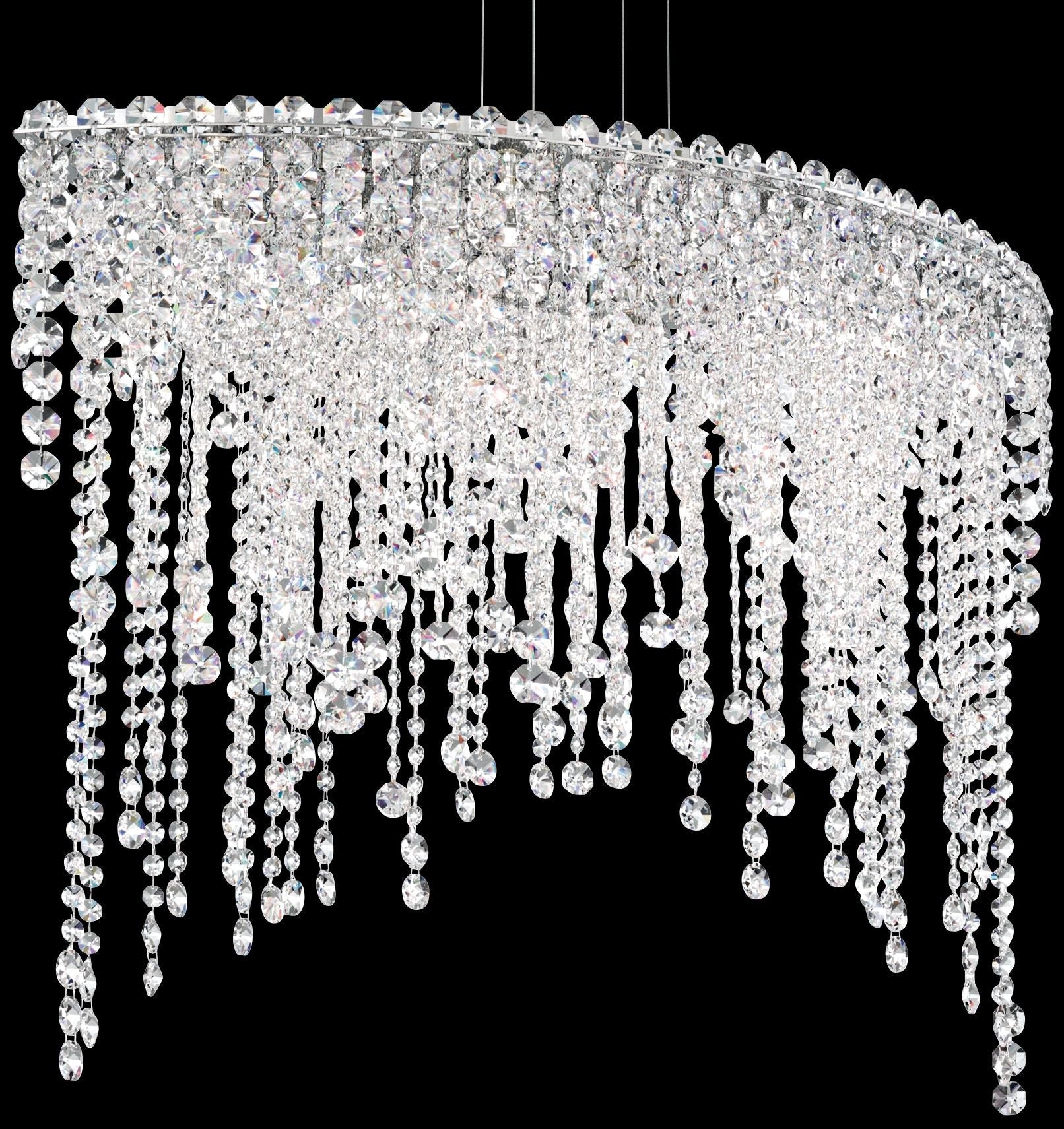 Chantant 33" Wide Large Crystal Chandelier