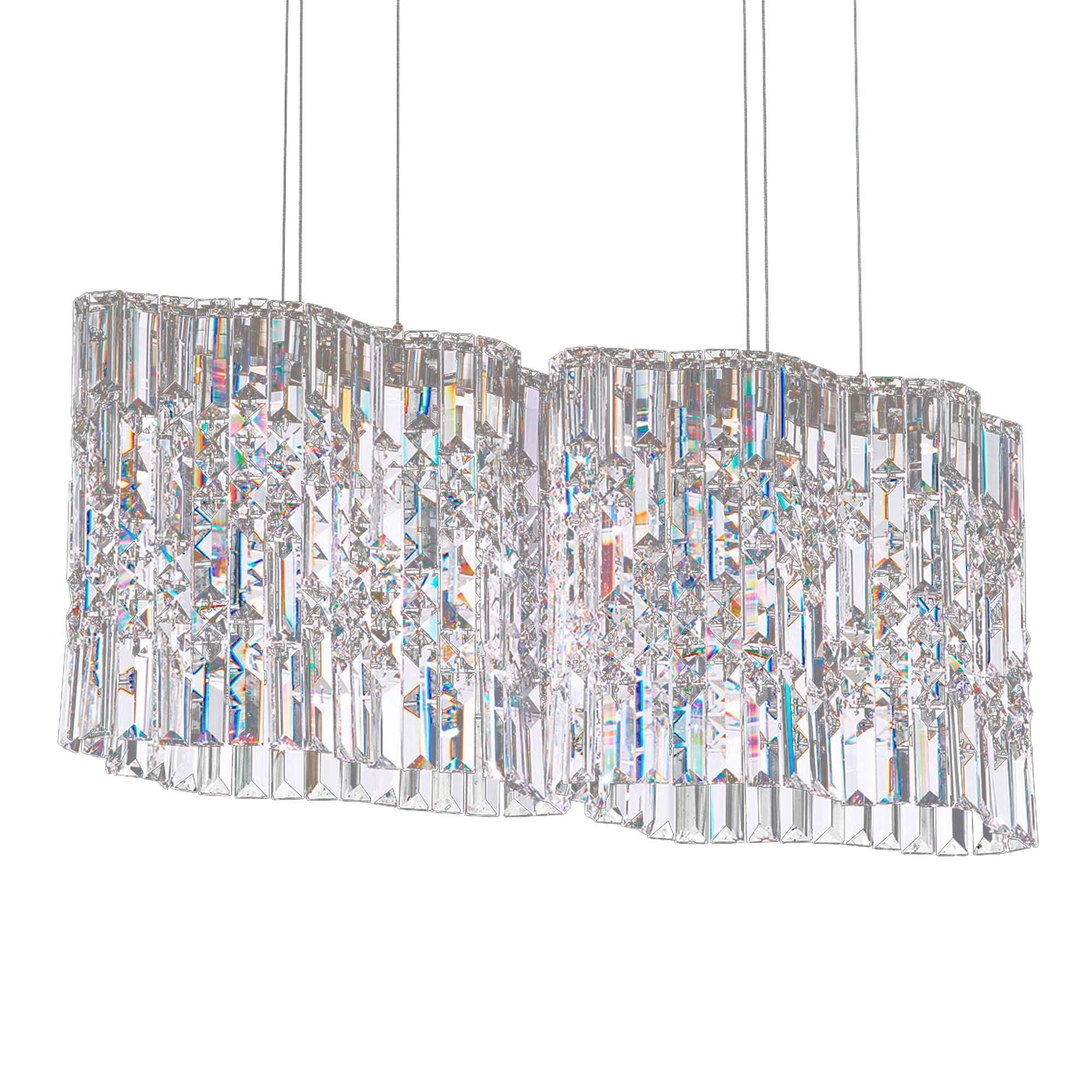 Selene 11"H X 4-Light Crystal Pendant in Polished