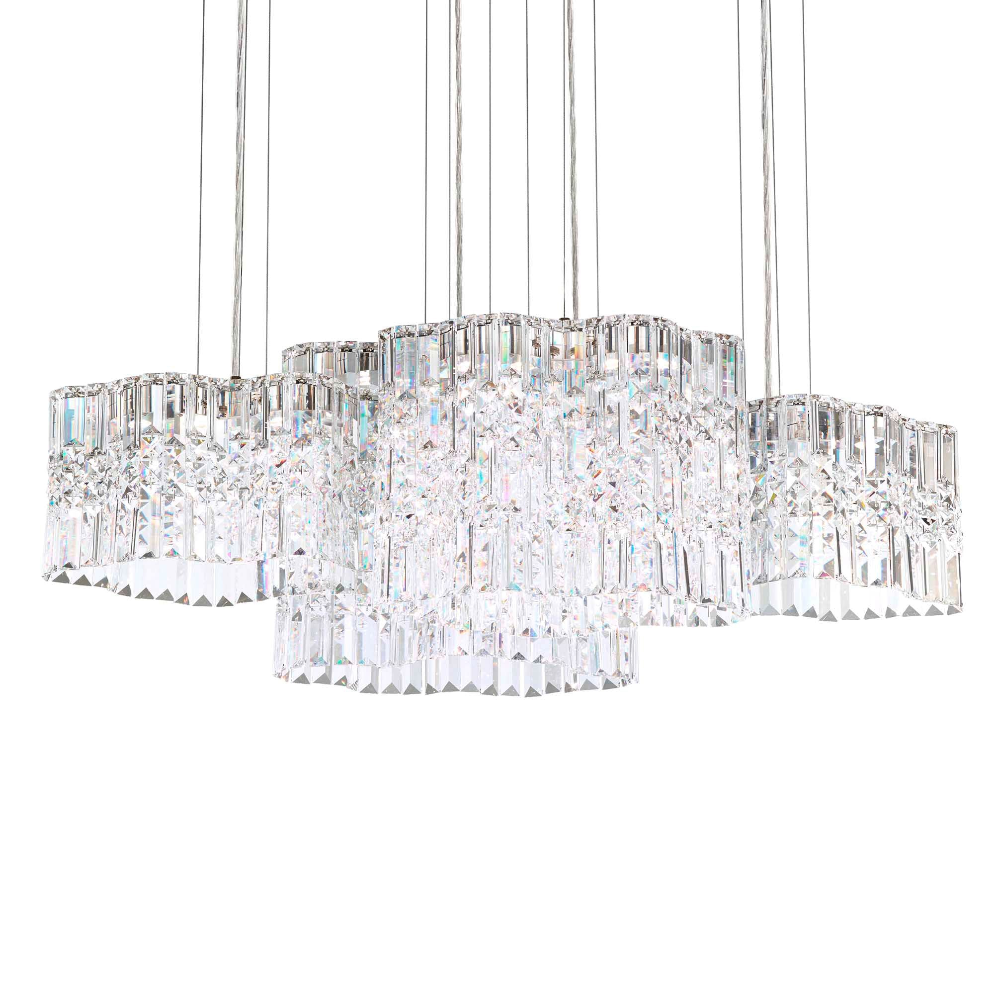 Selene 13.5"H X 8-Light Crystal Pendant