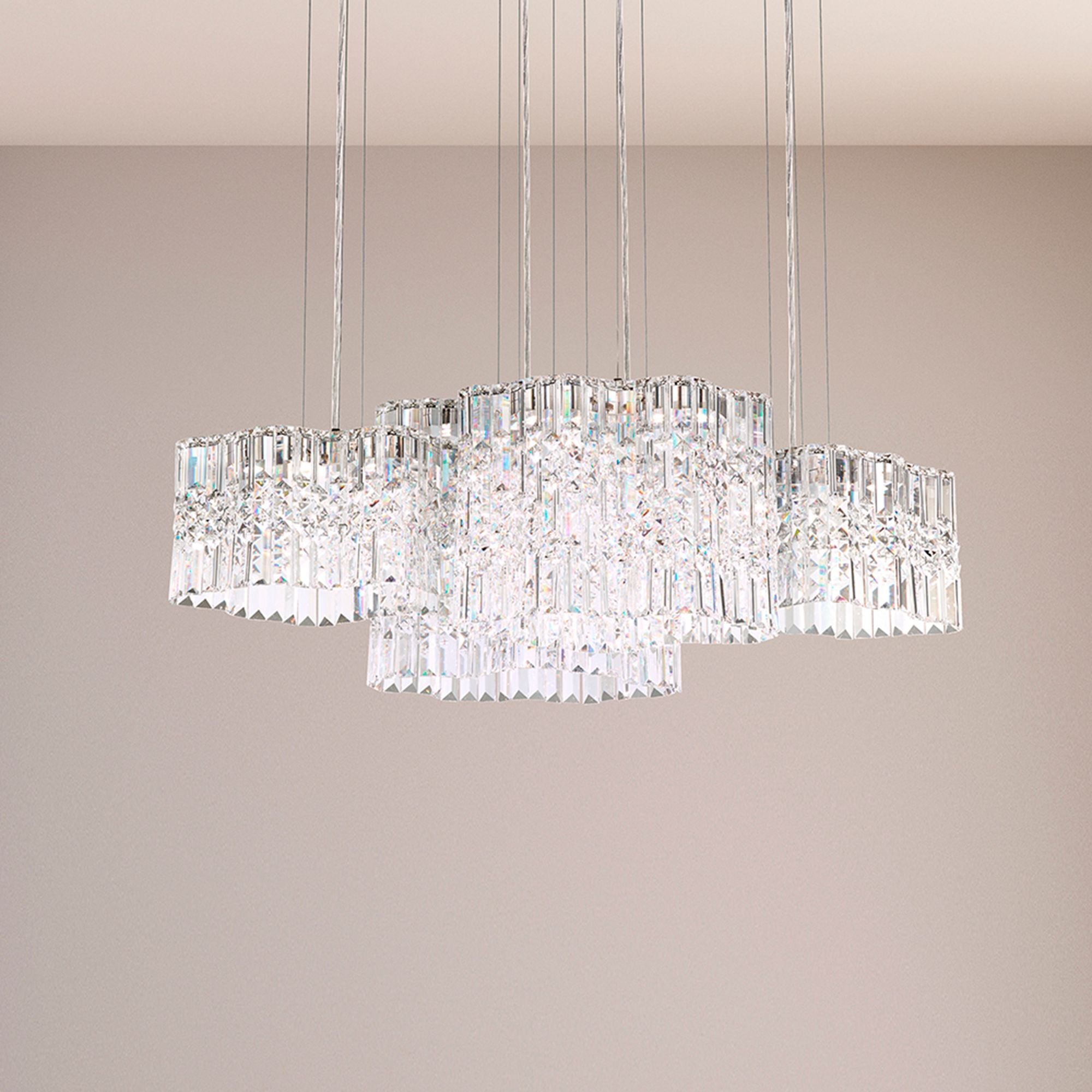 Selene 13.5"H X 8-Light Crystal Pendant