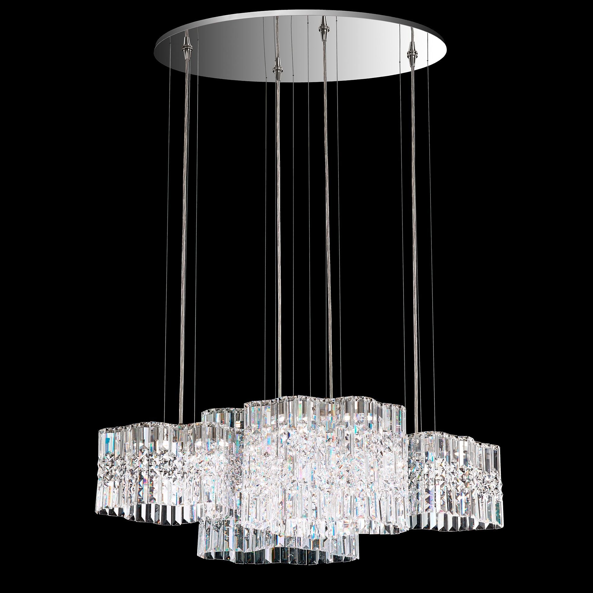 Selene 13.5"H X 8-Light Crystal Pendant