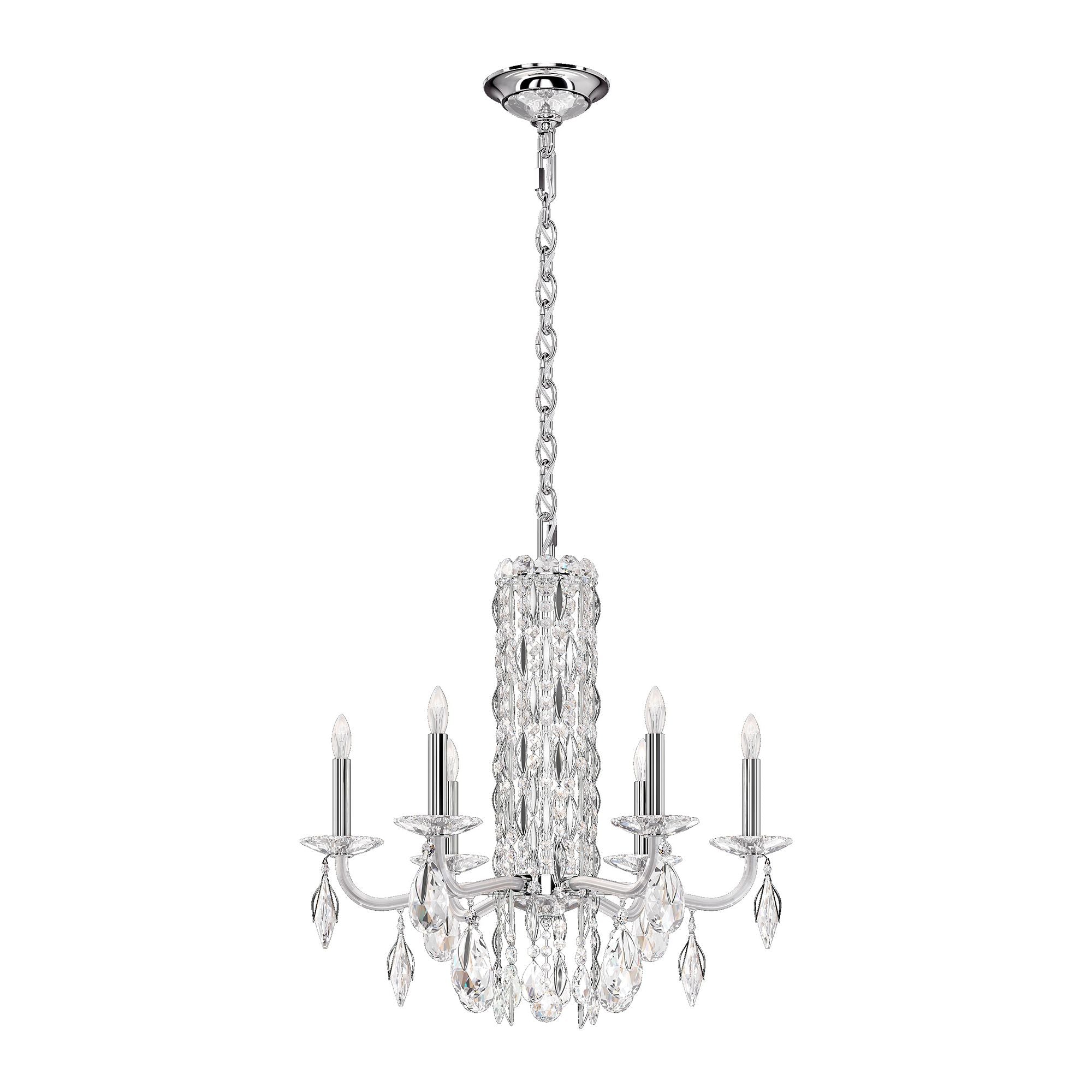 Siena 23.5"H X 6-Light Crystal Chandelier