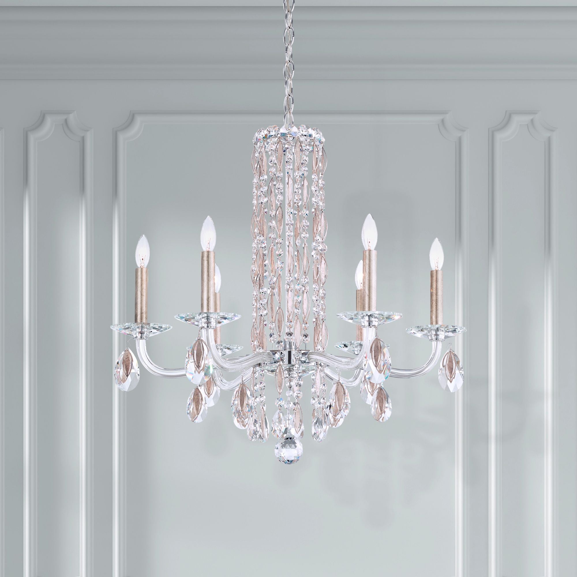 Siena 23.5"H X 6-Light Crystal Chandelier