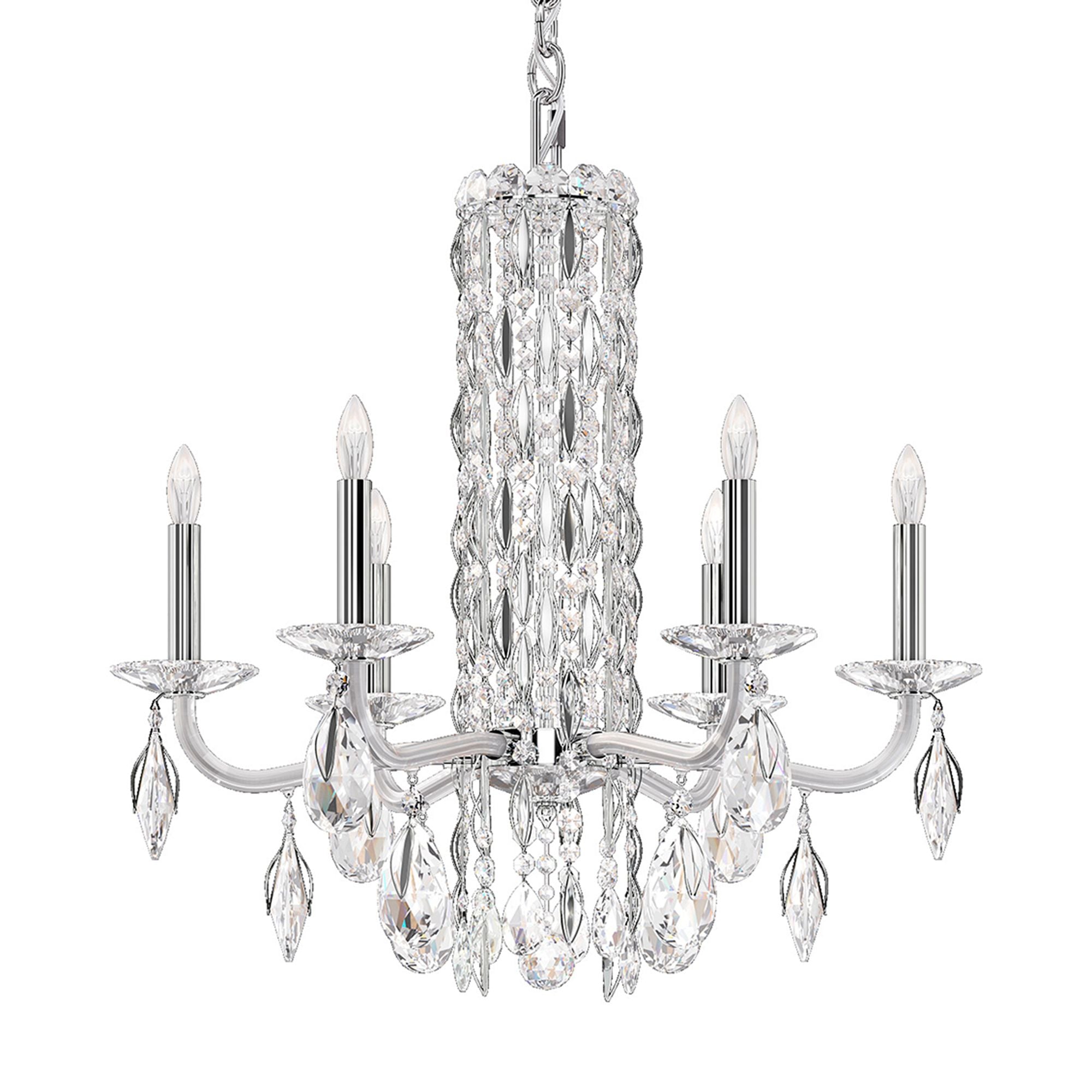 Siena 23.5"H X 6-Light Crystal Chandelier