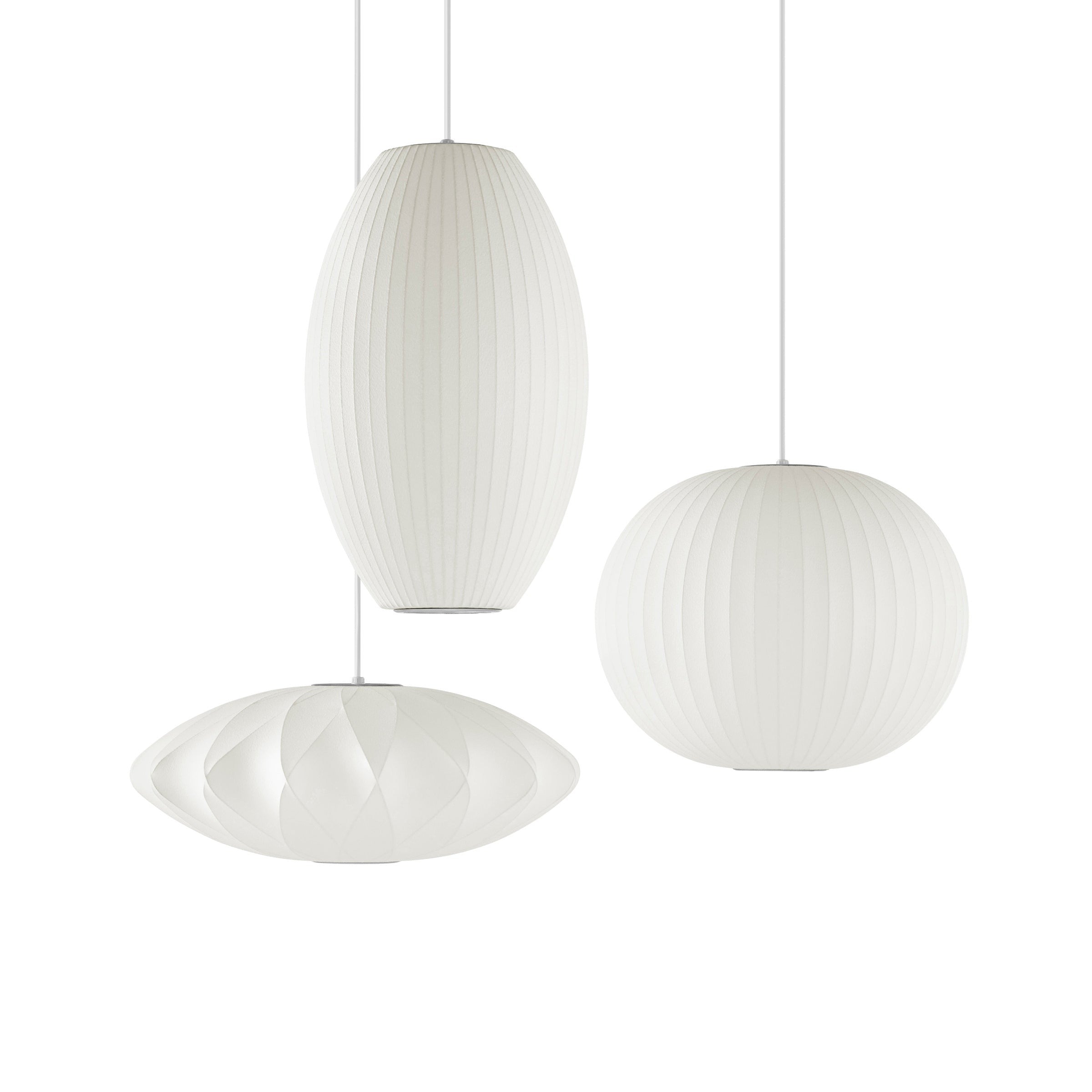Silk Bubble Pendant Light