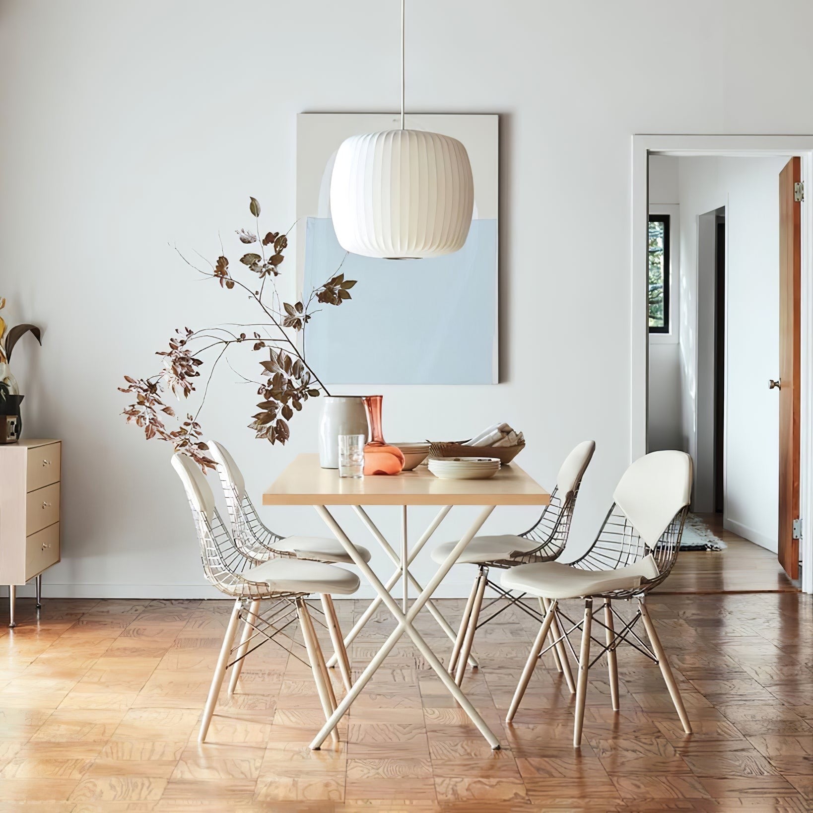 Silk Bubble Pendant Light
