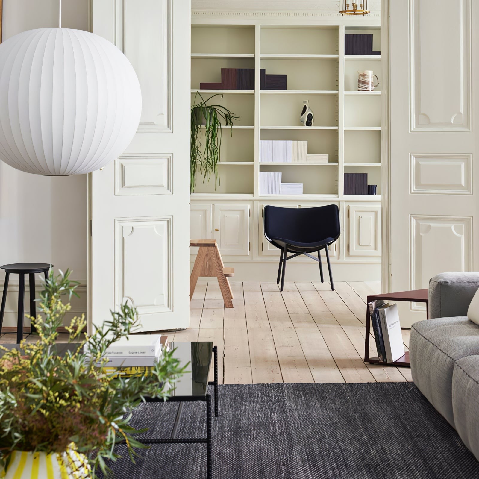 Silk Bubble Pendant Light